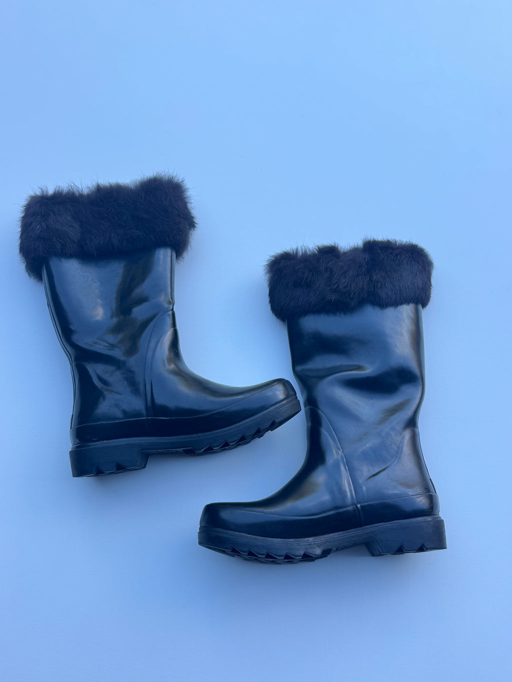 Vintage Coach Fur Boots | 6US |