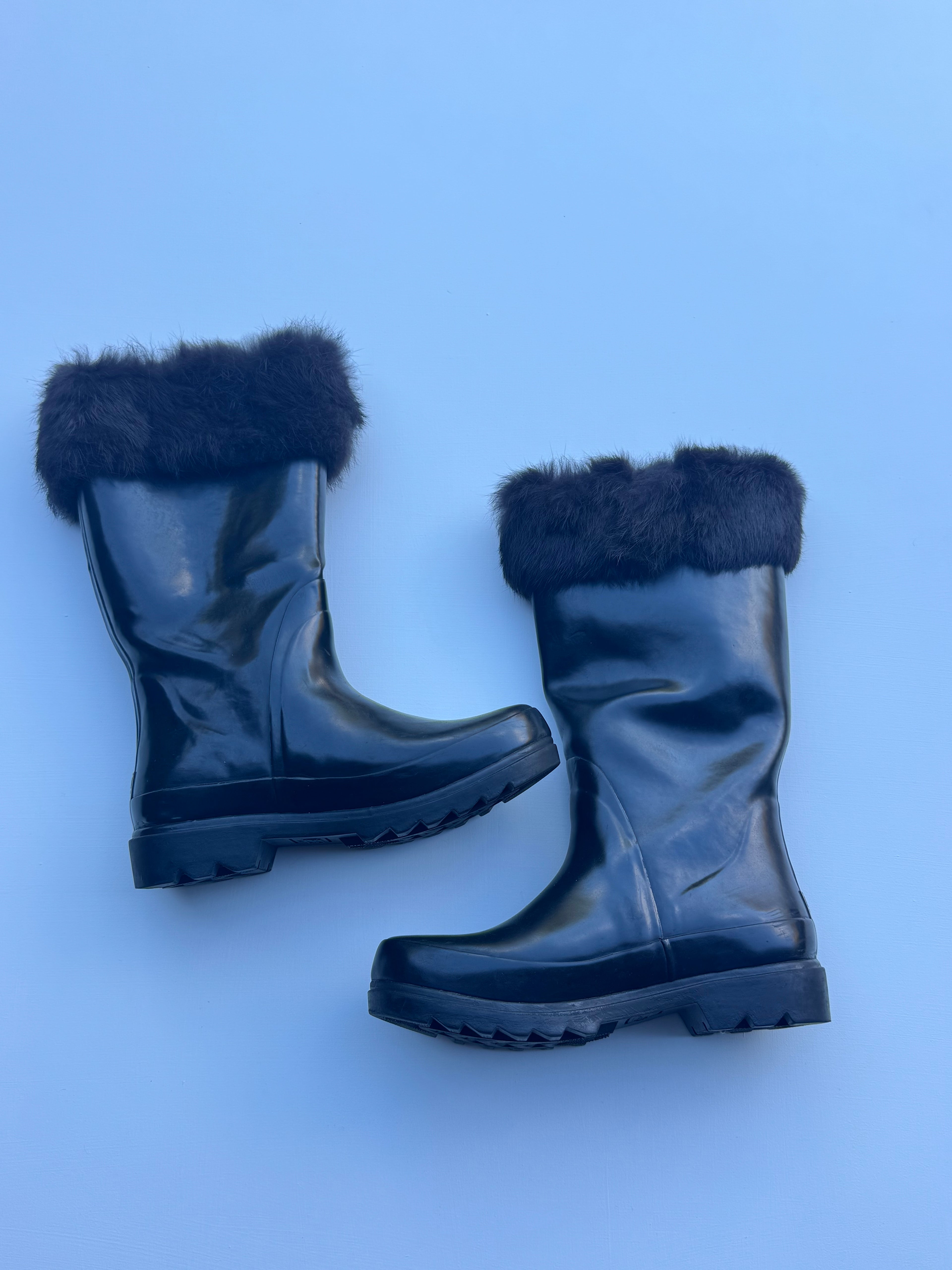 Vintage Coach Fur Boots | 6US |