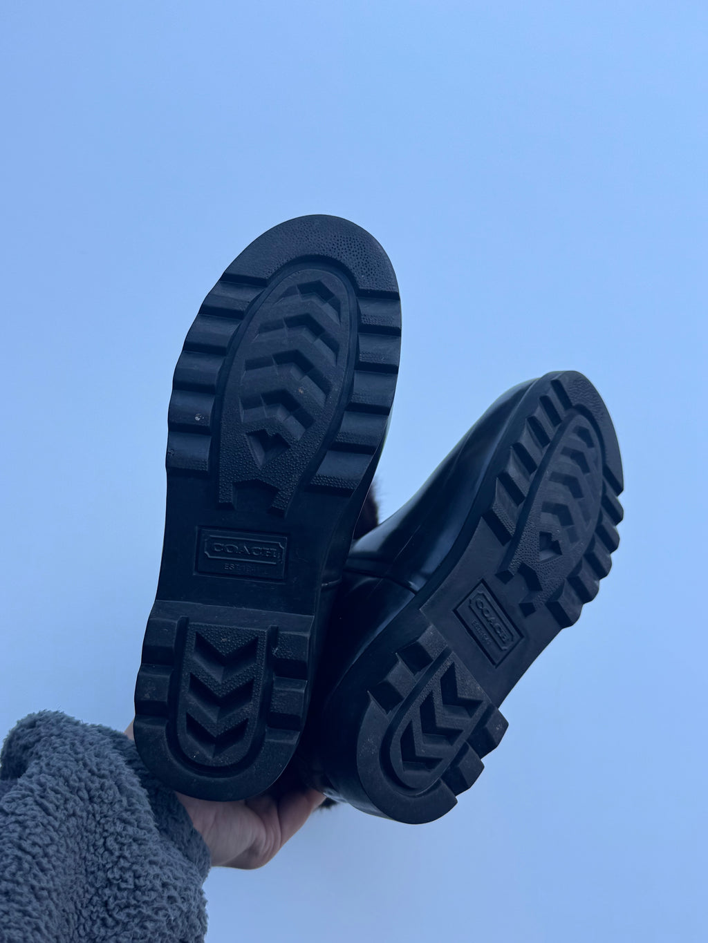 Vintage Coach Fur Boots | 6US |