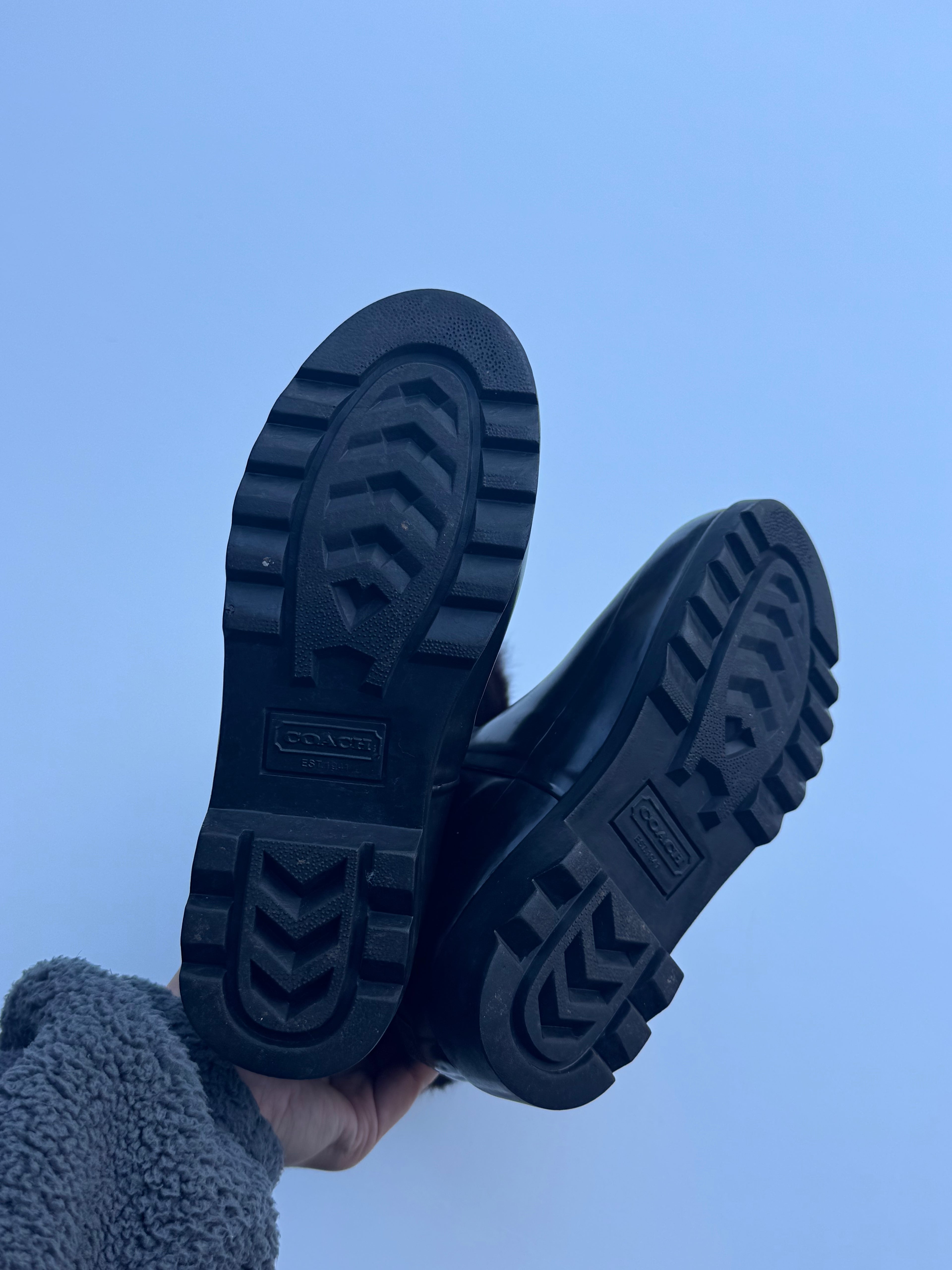 Vintage Coach Fur Boots | 6US |