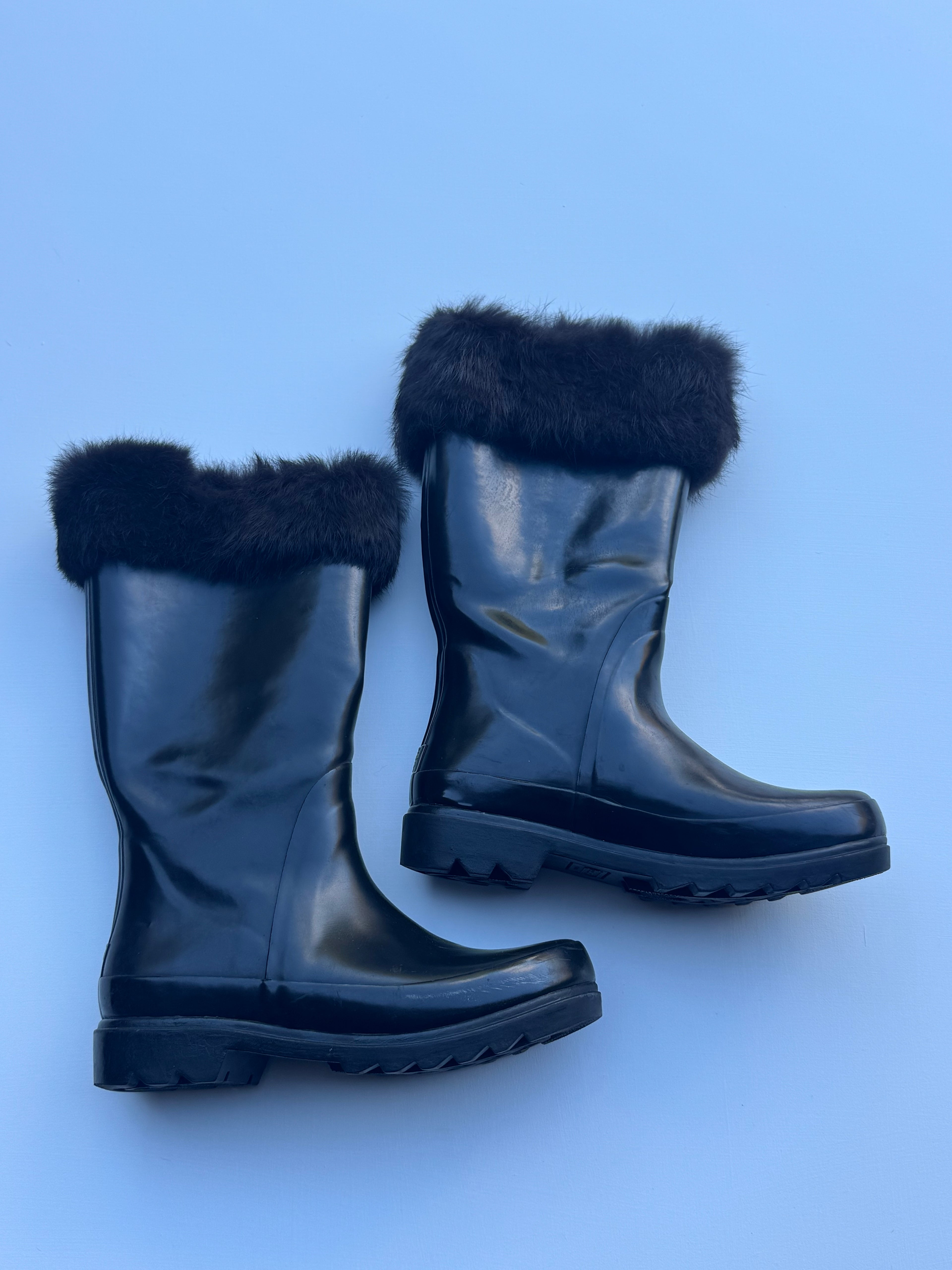 Vintage Coach Fur Boots | 6US |