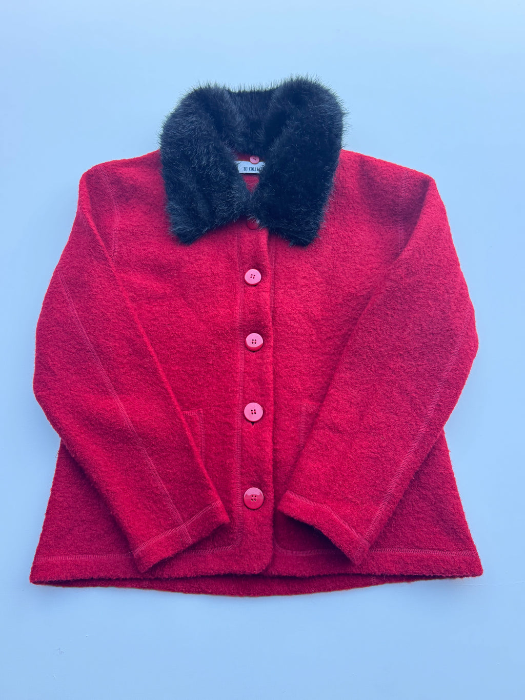 Vintage Fur Top Coat | M |