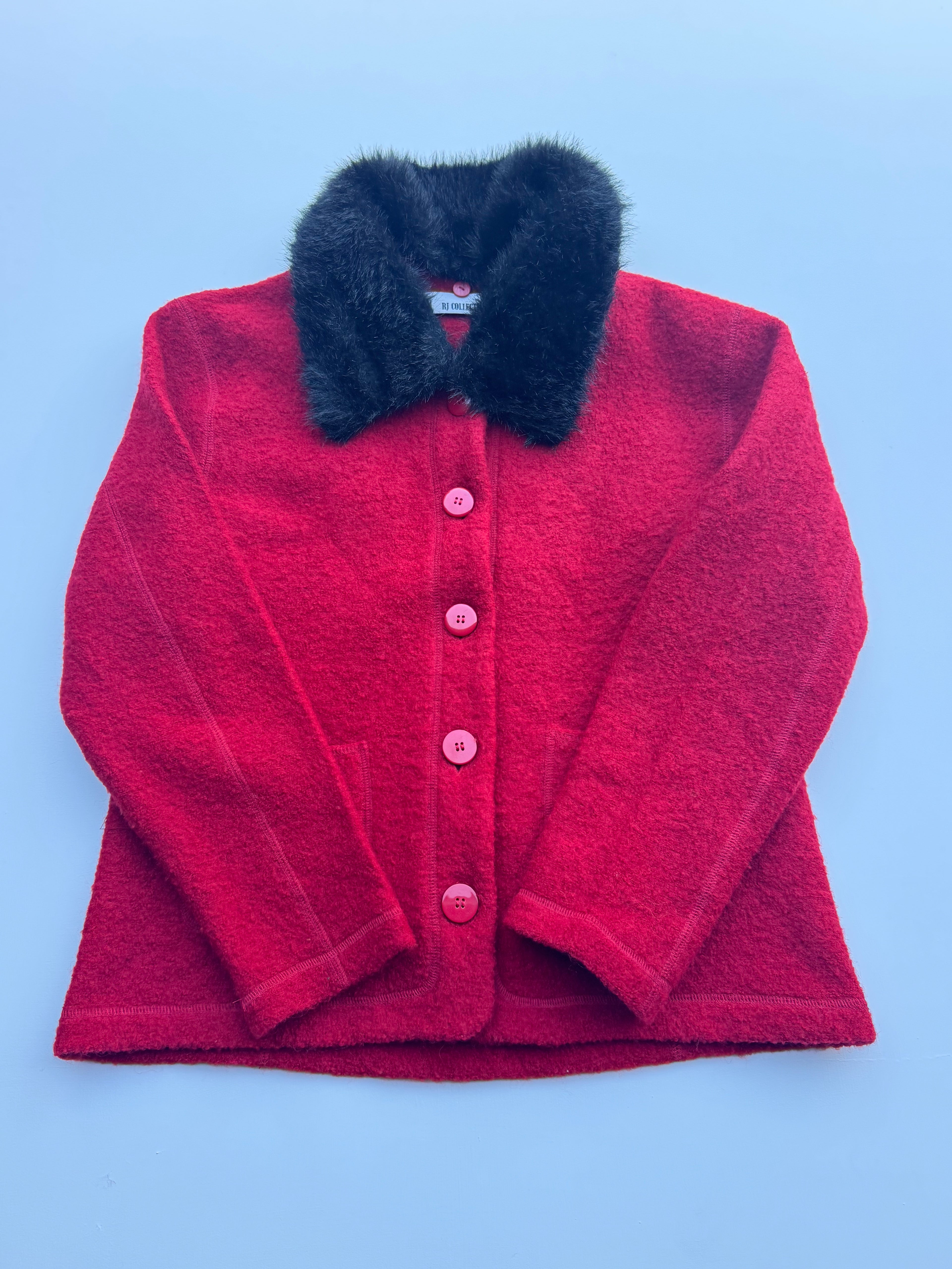 Vintage Fur Top Coat | M |