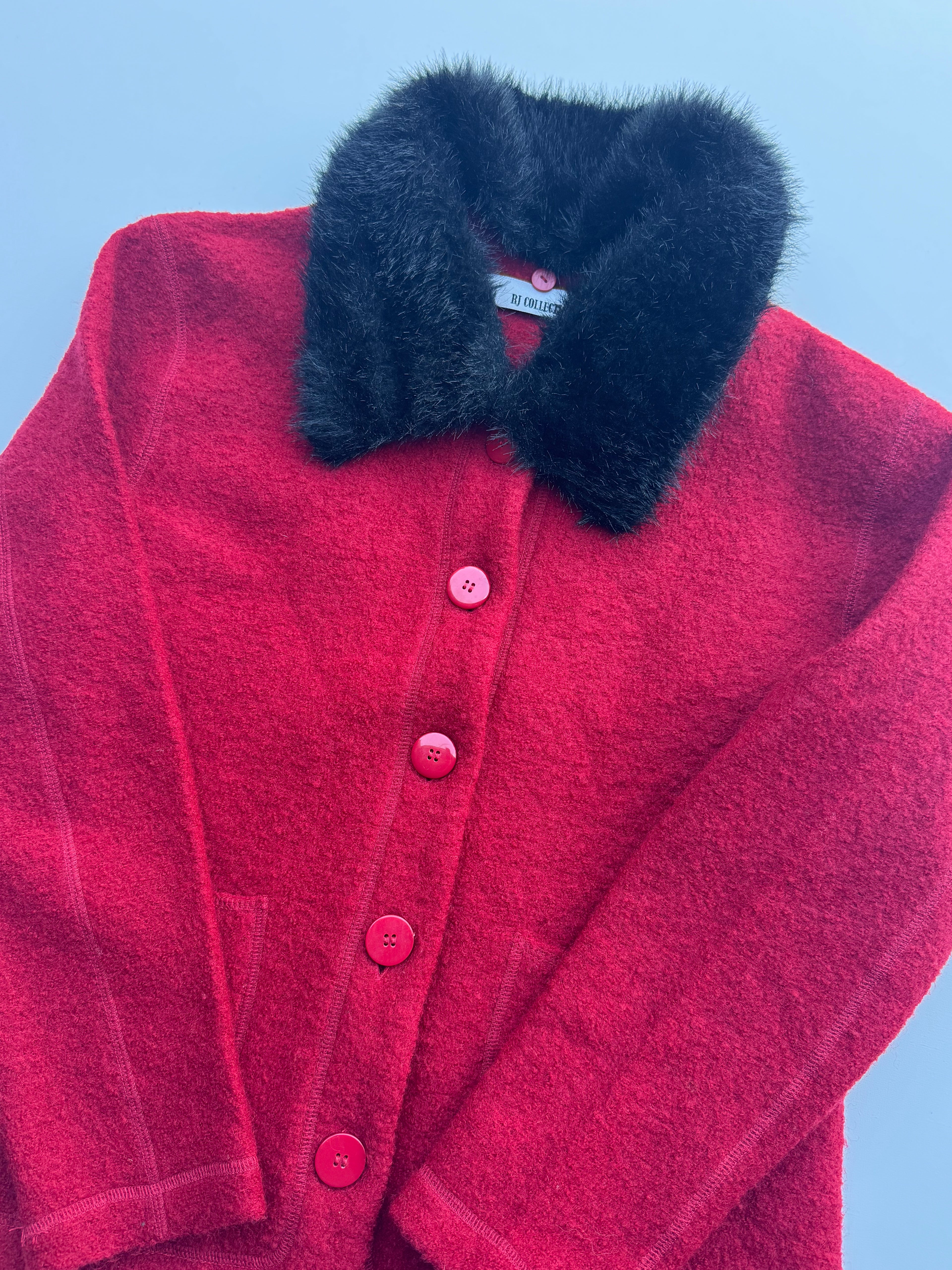 Vintage Fur Top Coat | M |