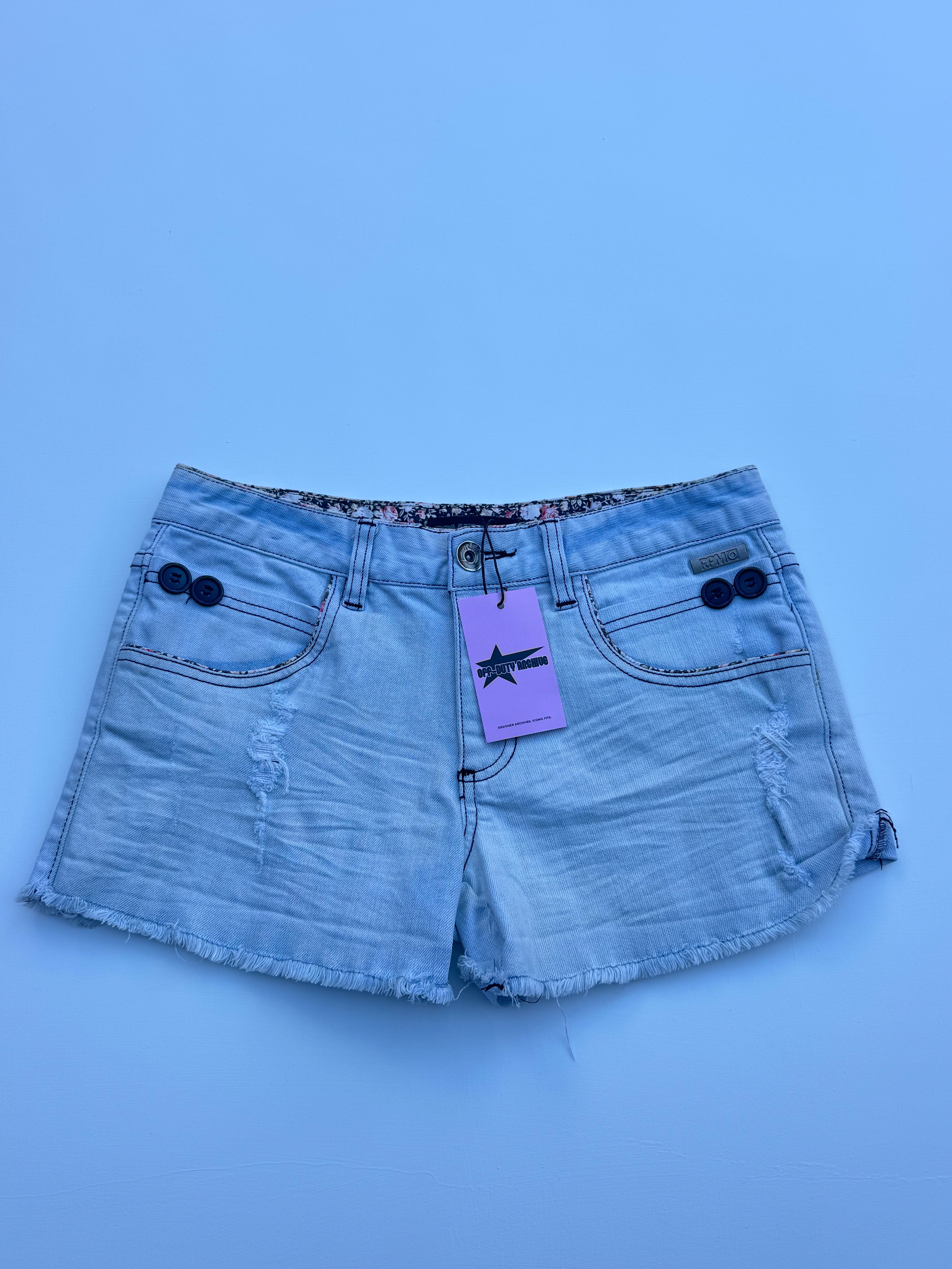 Y2K RPM Denim Mini Shorts | S-M |