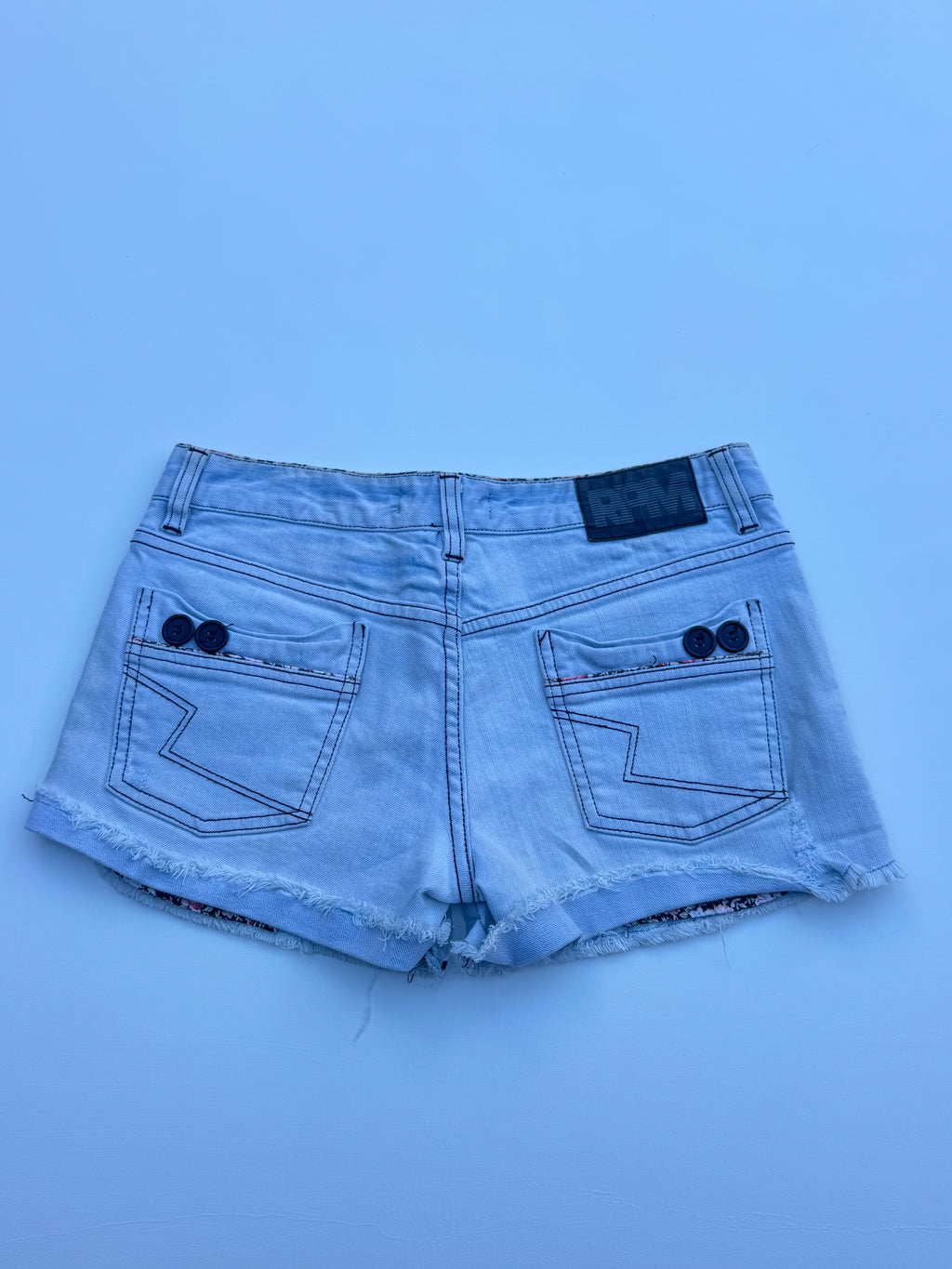 Y2K RPM Denim Mini Shorts | S-M |