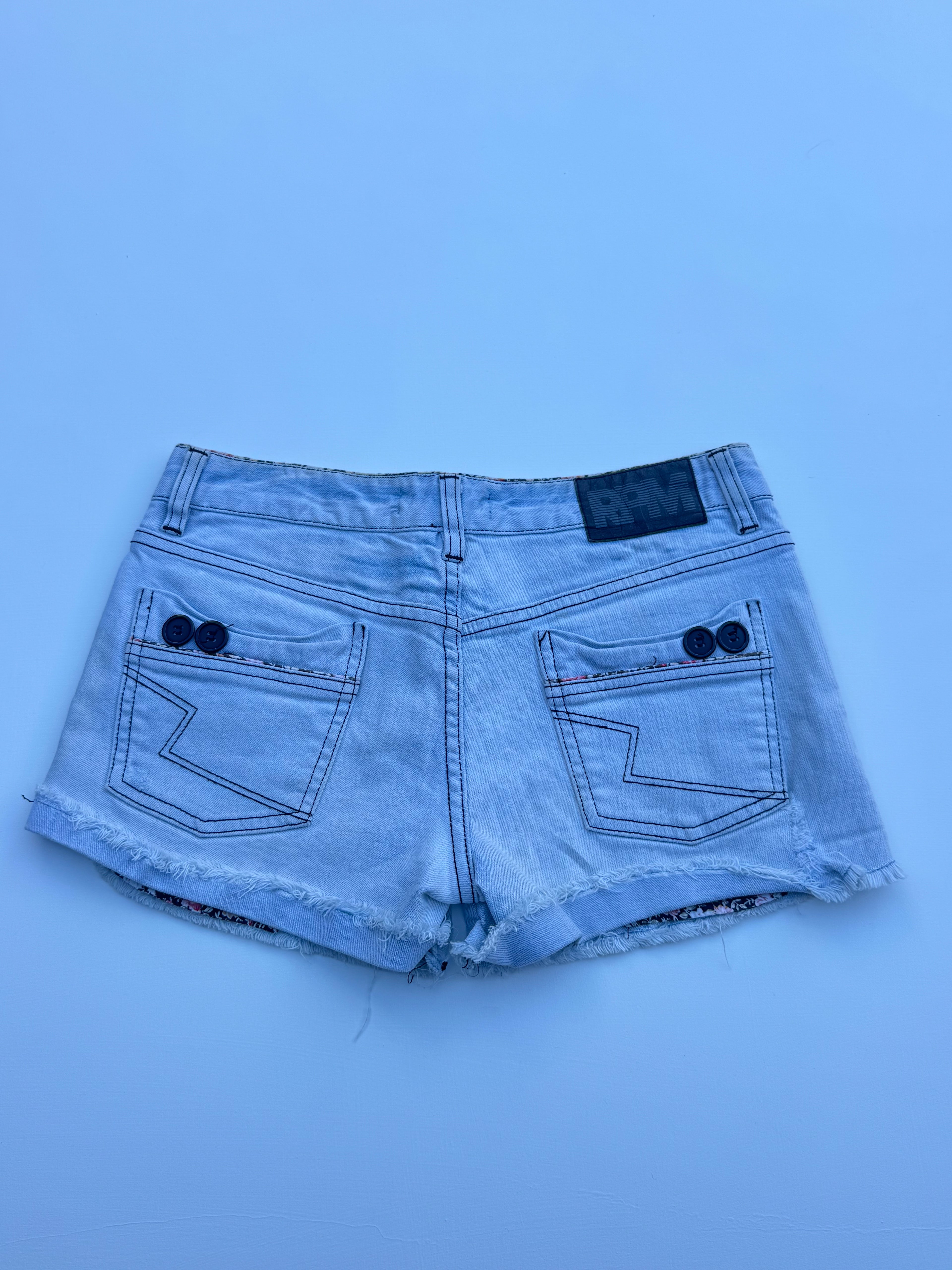 Y2K RPM Denim Mini Shorts | S-M |