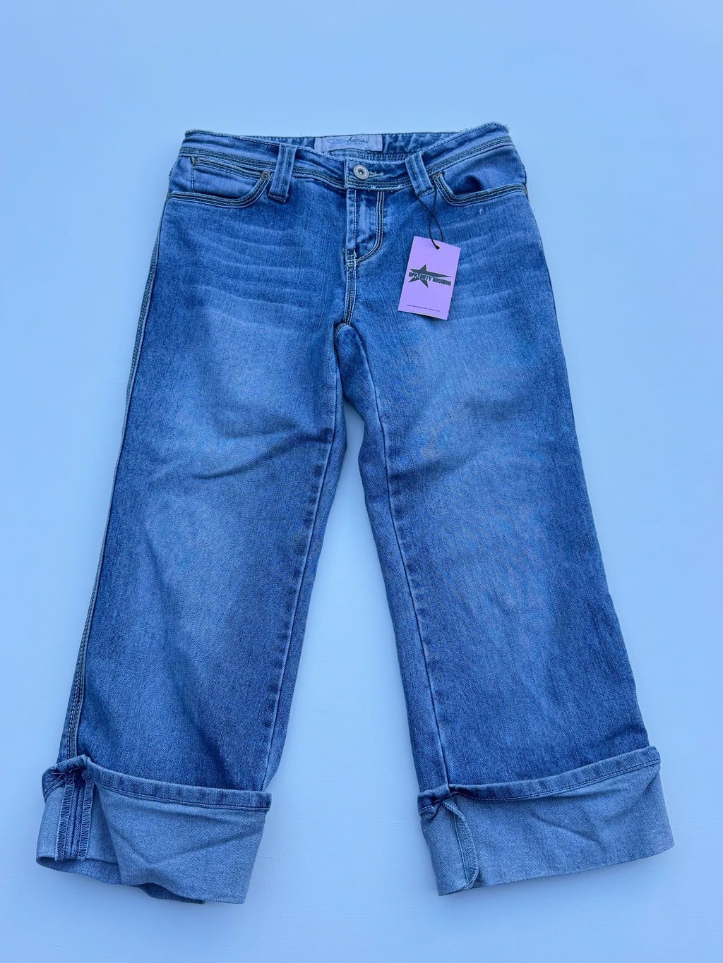 Y2K Denim Capris | 28W |