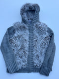 Vintage Fur Knit Sweater | M |