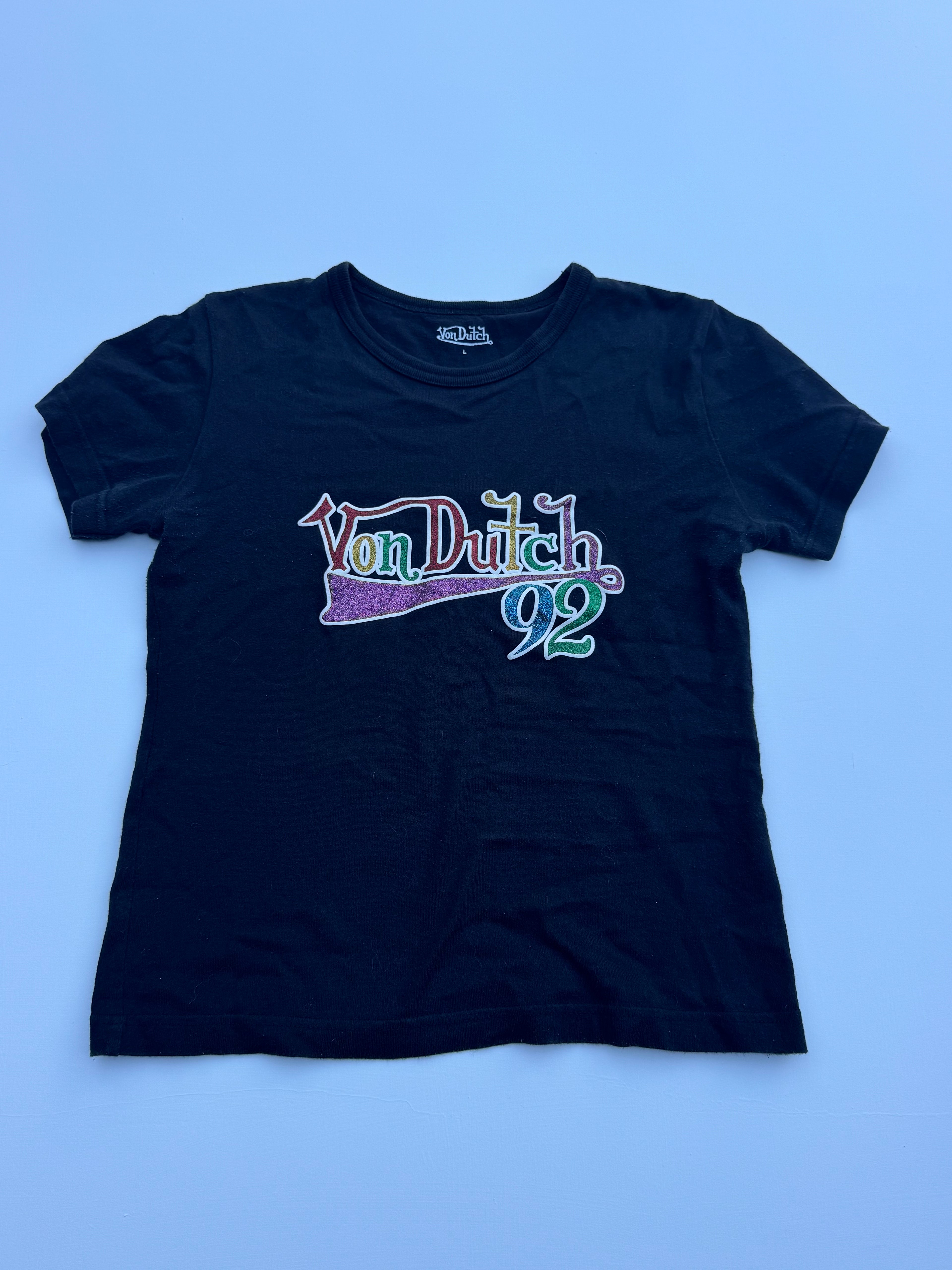 Vintage Von Dutch Baby Tee | M-L |