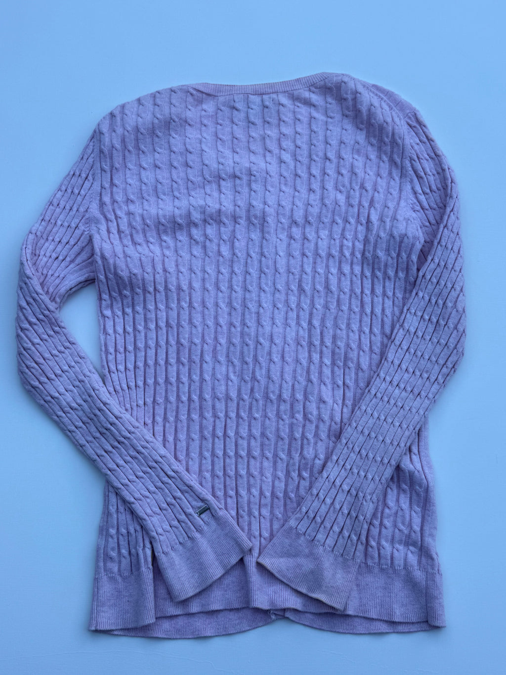 Vintage Pink Tommy Hilfiger Cable Knit | M |