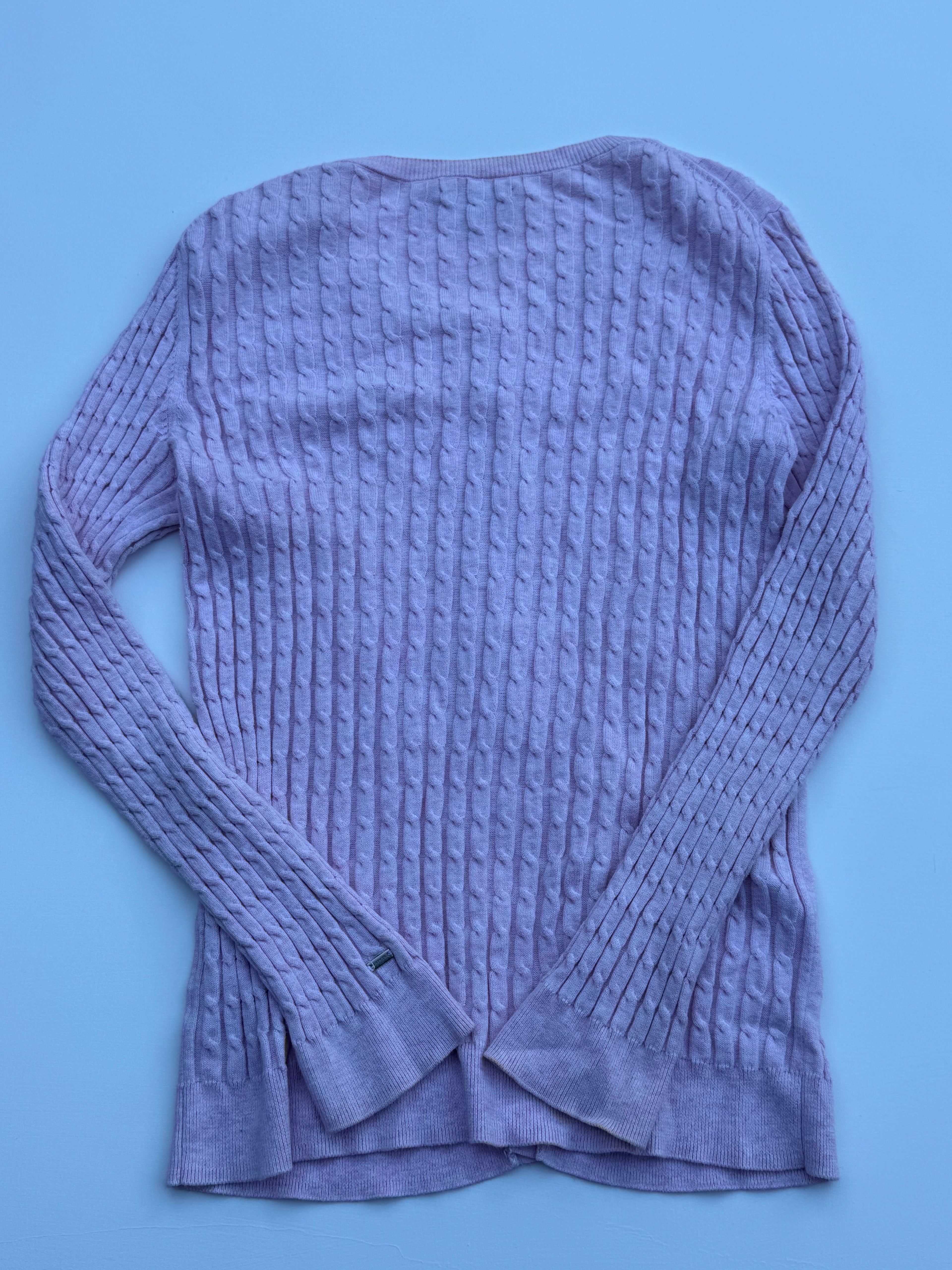 Vintage Pink Tommy Hilfiger Cable Knit | M |