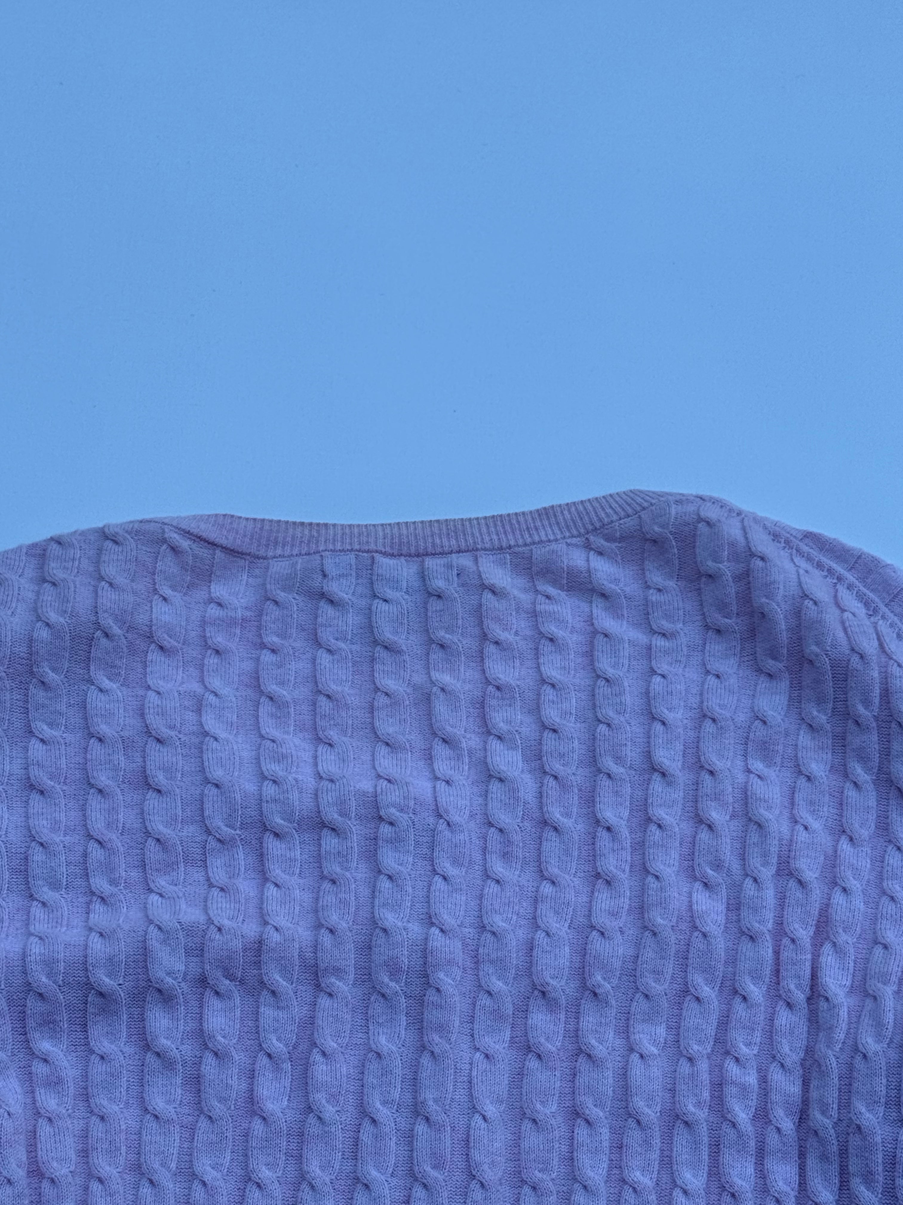 Vintage Pink Tommy Hilfiger Cable Knit | M |