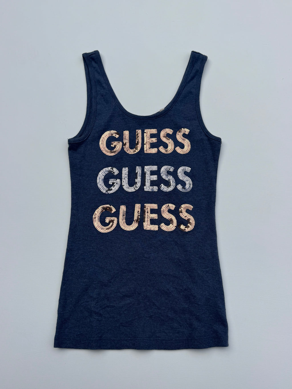 Y2K Guess Sequin Tank top | S |