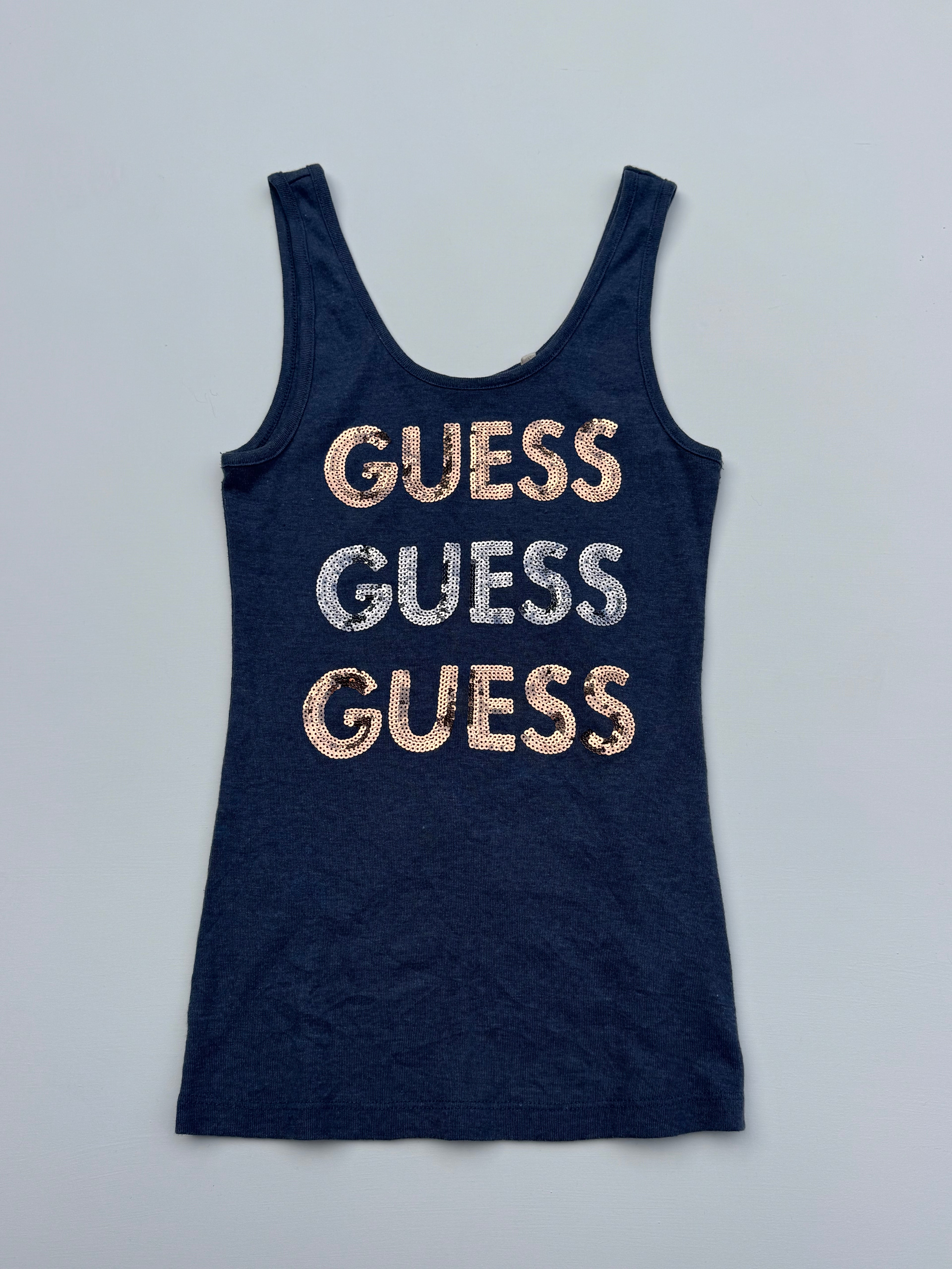 Y2K Guess Sequin Tank top | S |