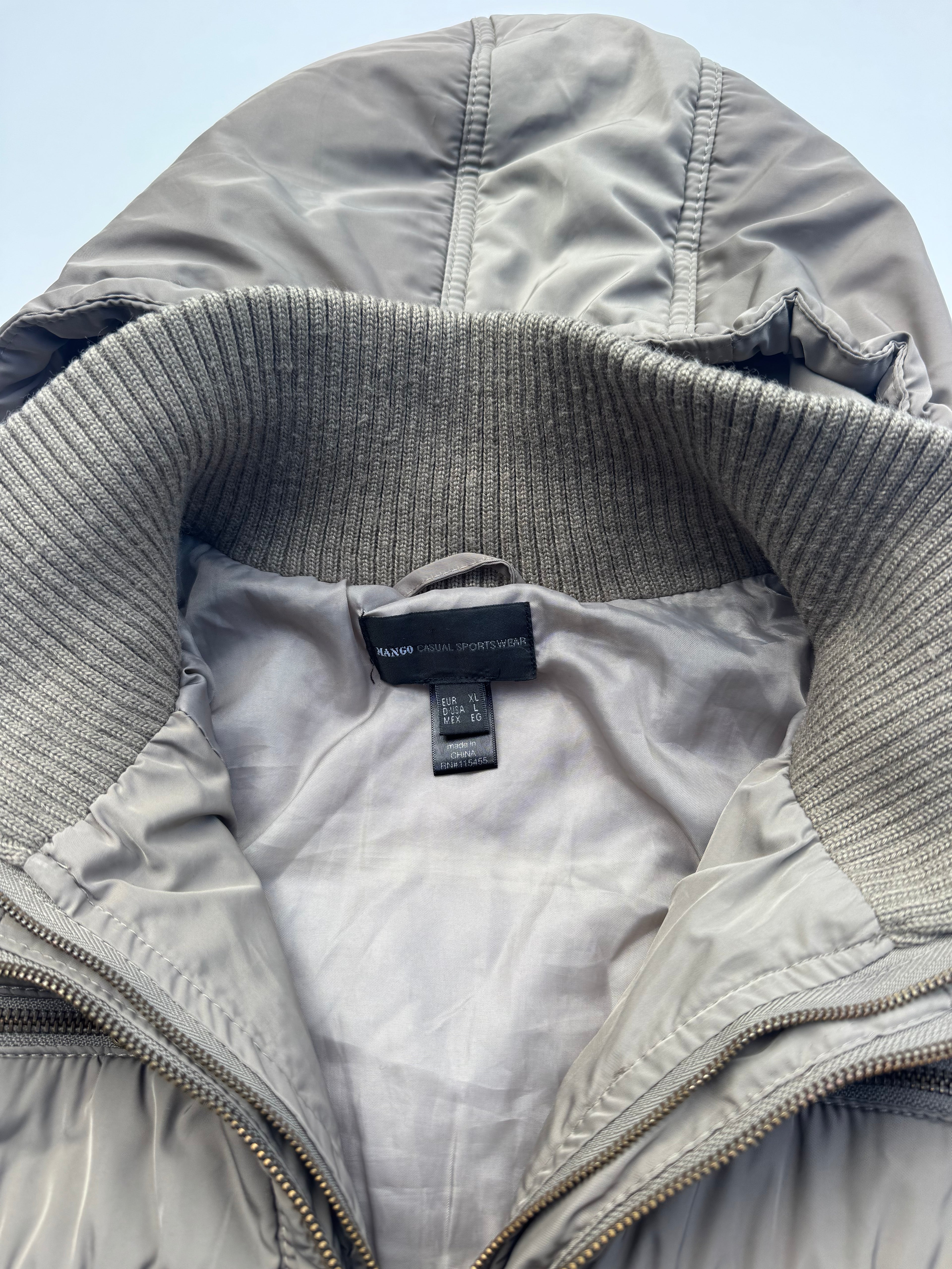Vintage Funnel Puffer Jacket | M |