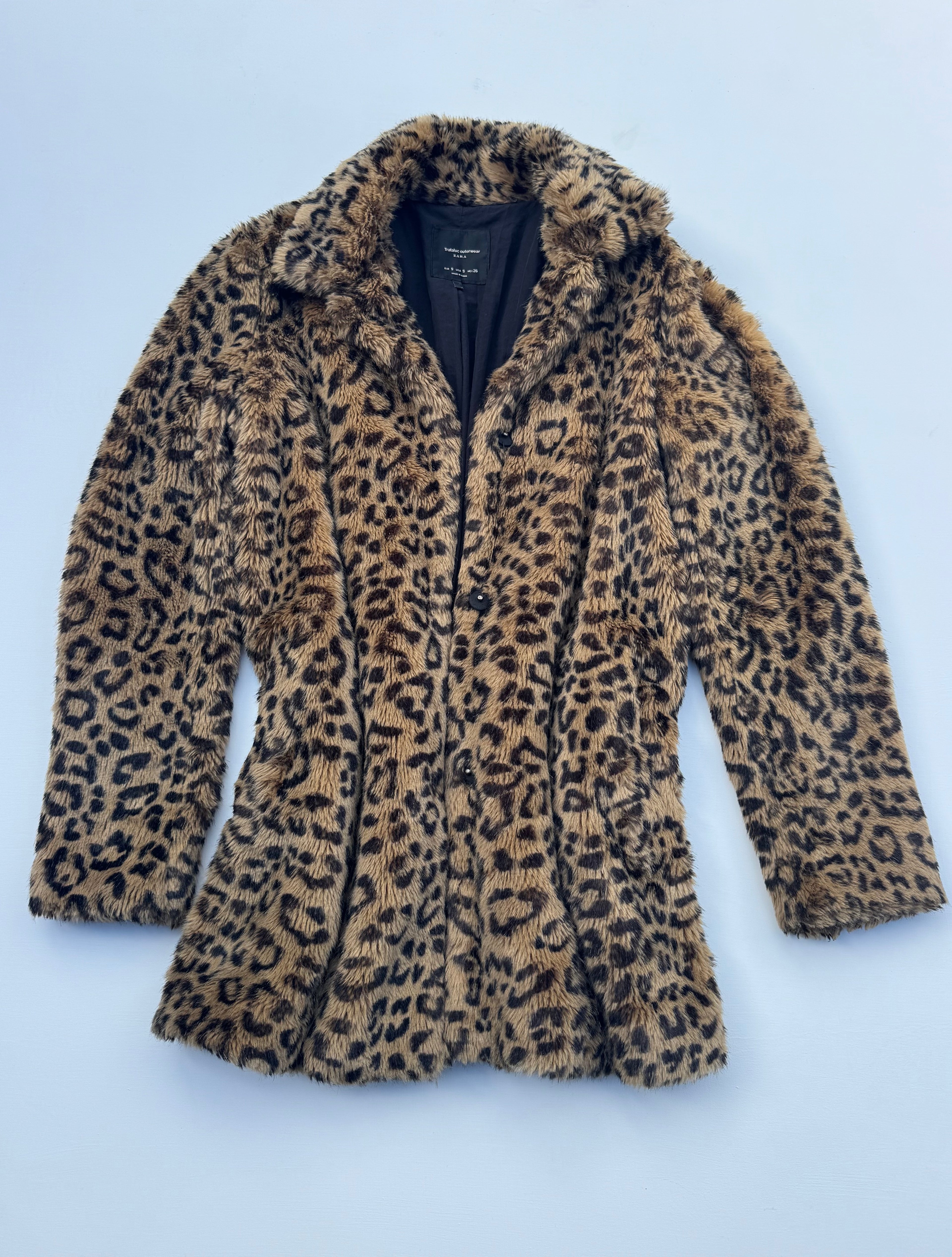Leopard Fur Jacket ZARA | S-M |