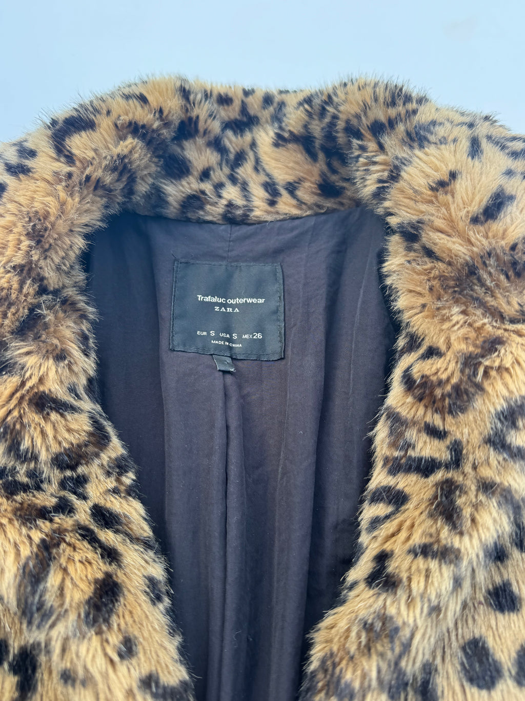 Leopard Fur Jacket ZARA | S-M |