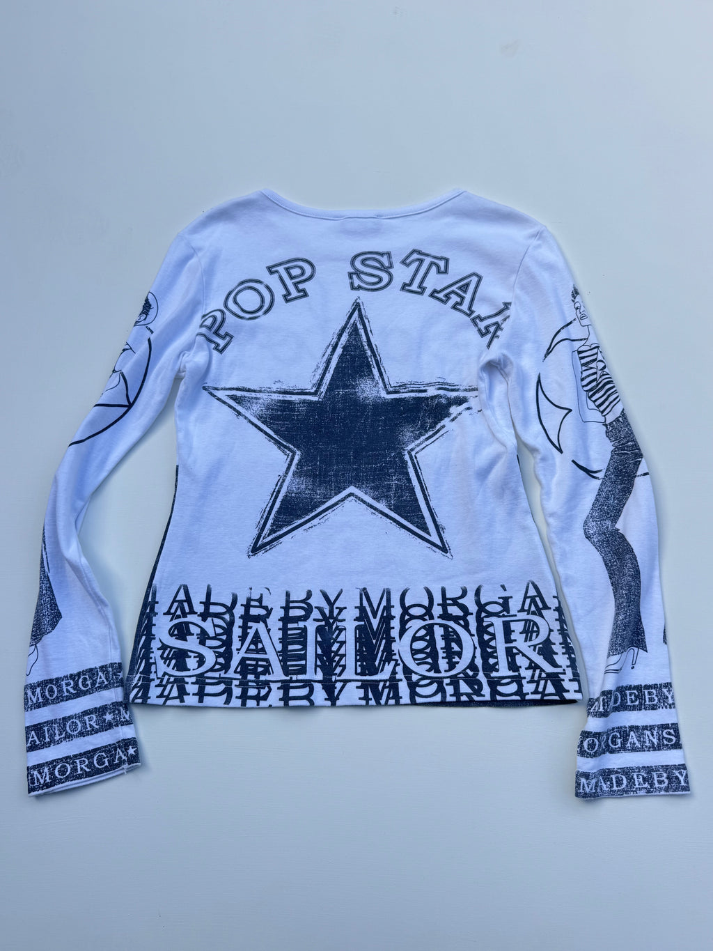 Vintage MORGAN DE TOI Long Sleeve Graphic | 10 |