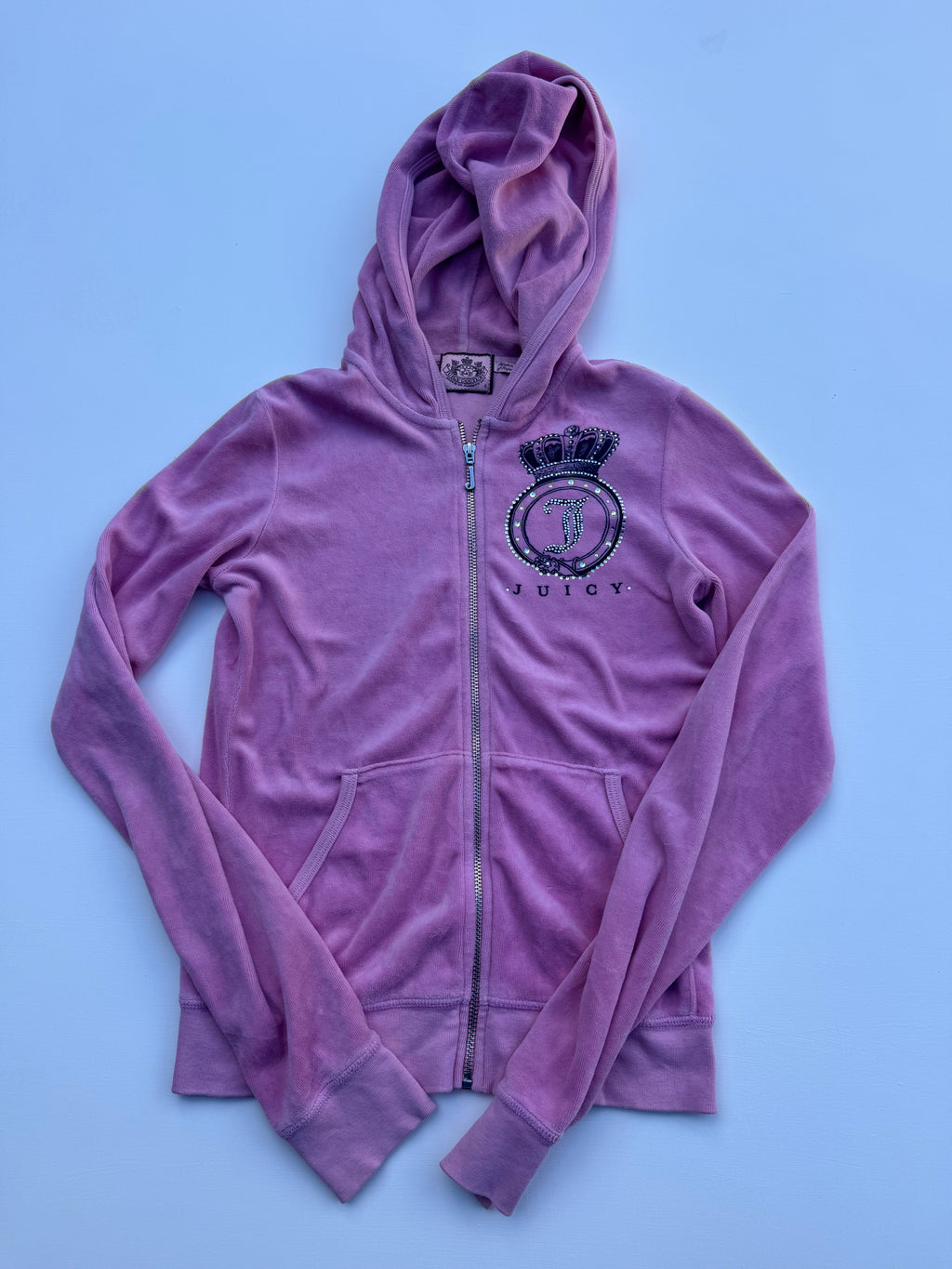 Y2K Juicy Couture Pink Rhinestone Jacket | S |