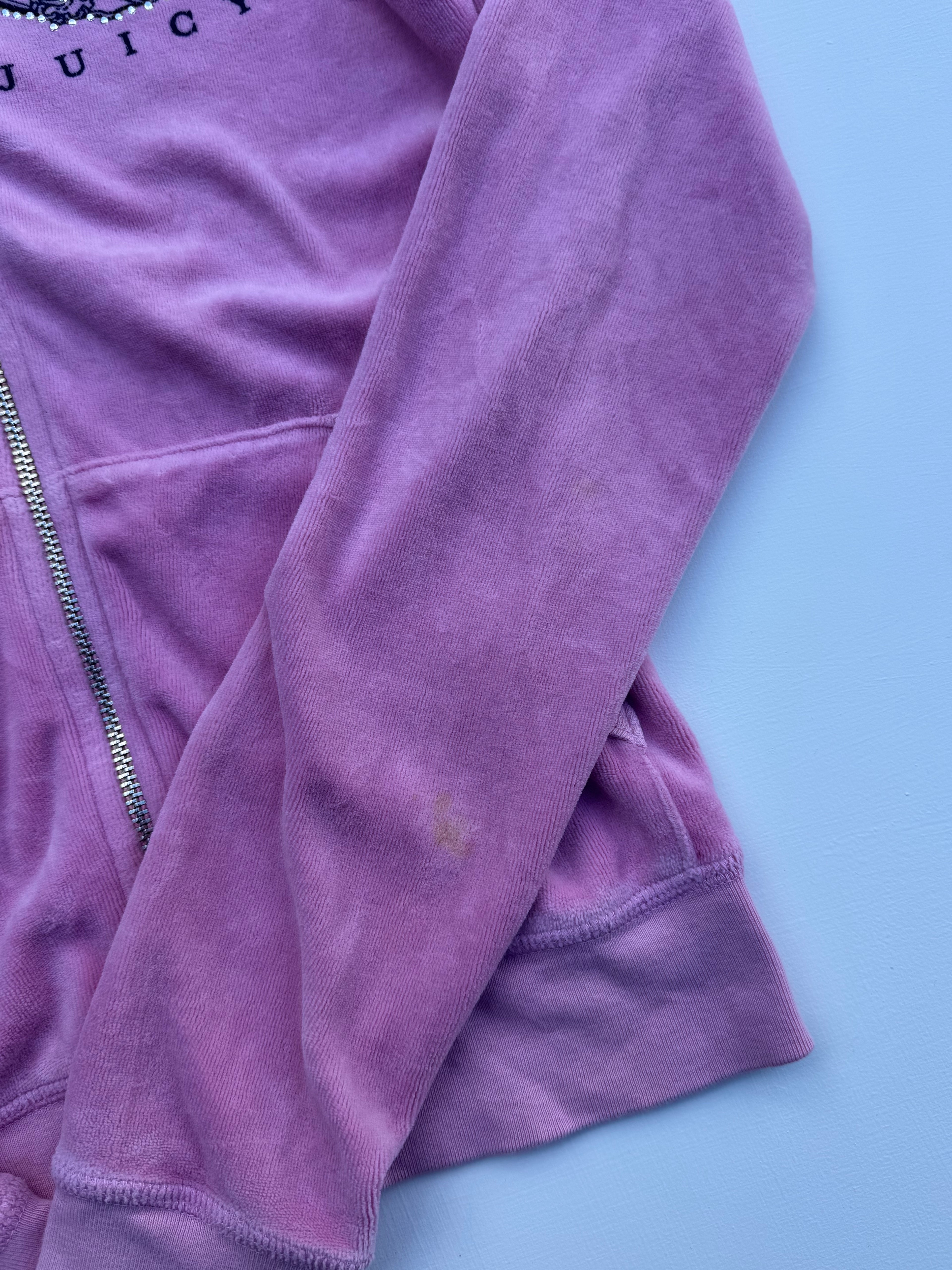 Y2K Juicy Couture Pink Rhinestone Jacket | S |