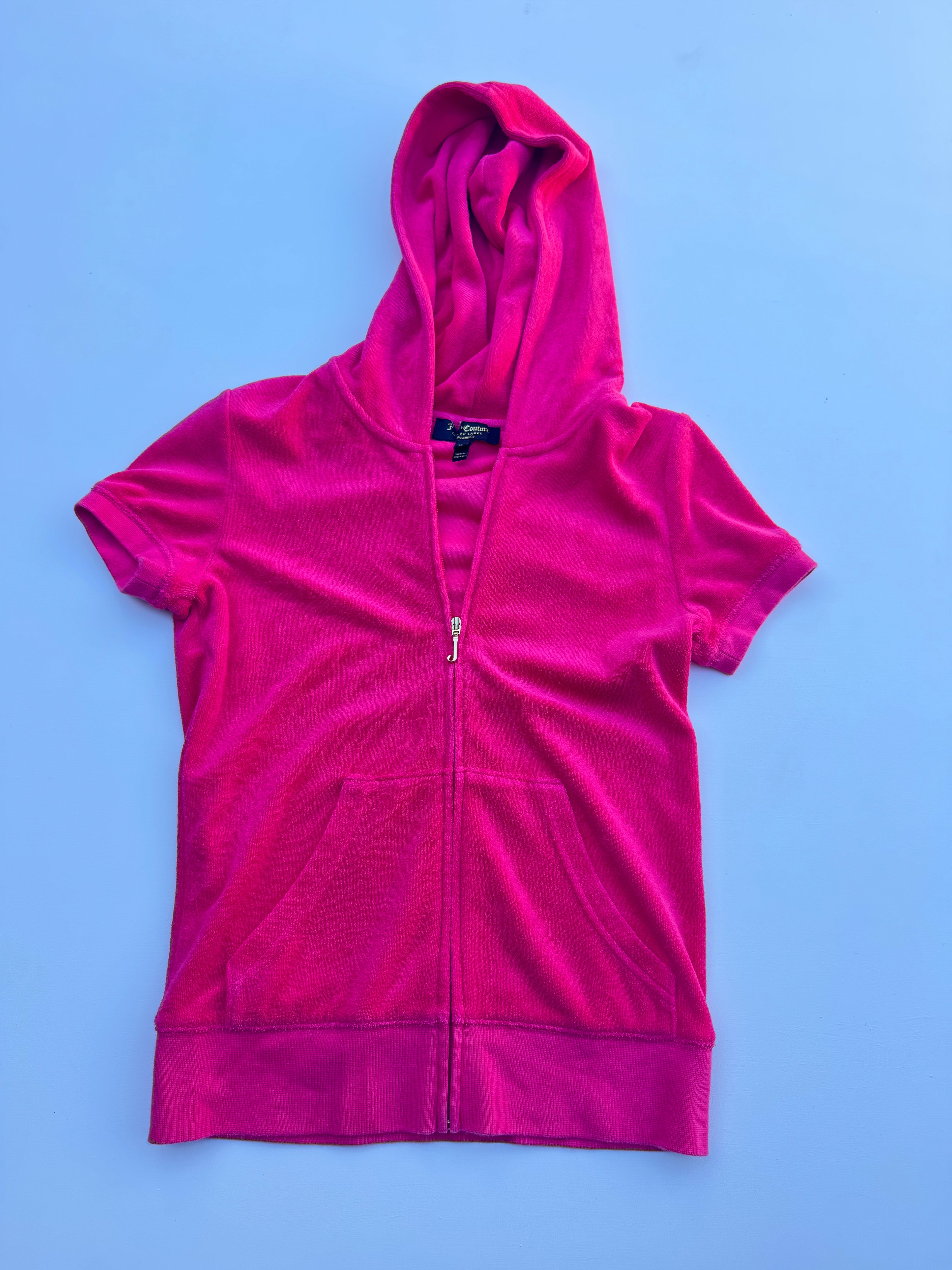 Vintage Juicy Couture Short Sleeve Zip-Up | XS |