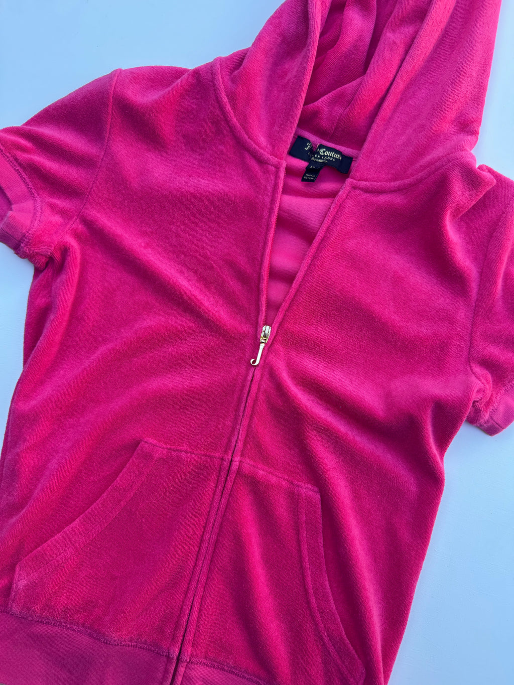 Vintage Juicy Couture Short Sleeve Zip-Up | XS |