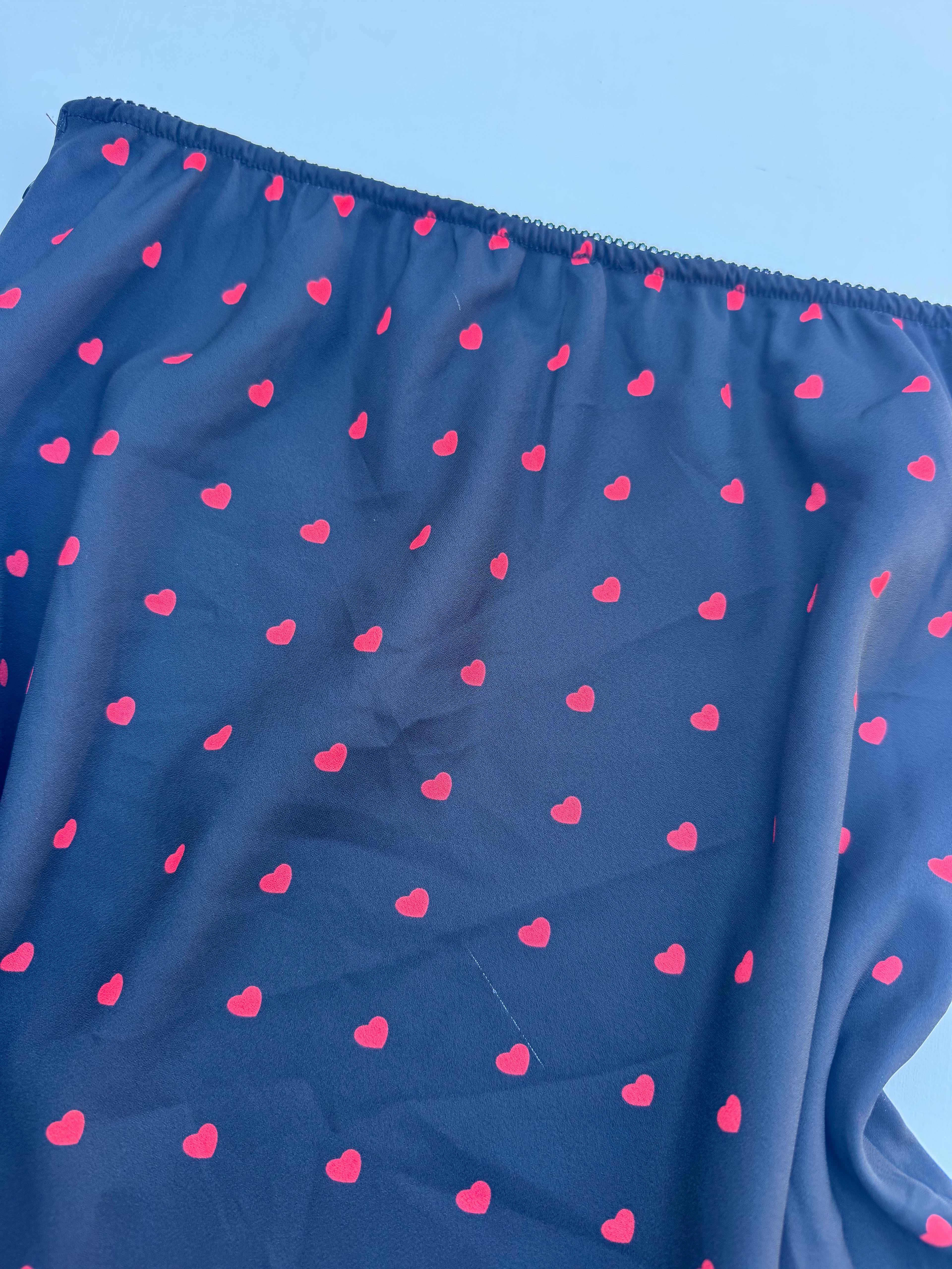 Y2K Midi Satin Skirt | S |