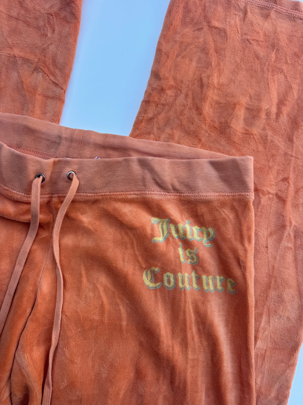 Vintage Juicy Couture Track Pants Orange | S-M |