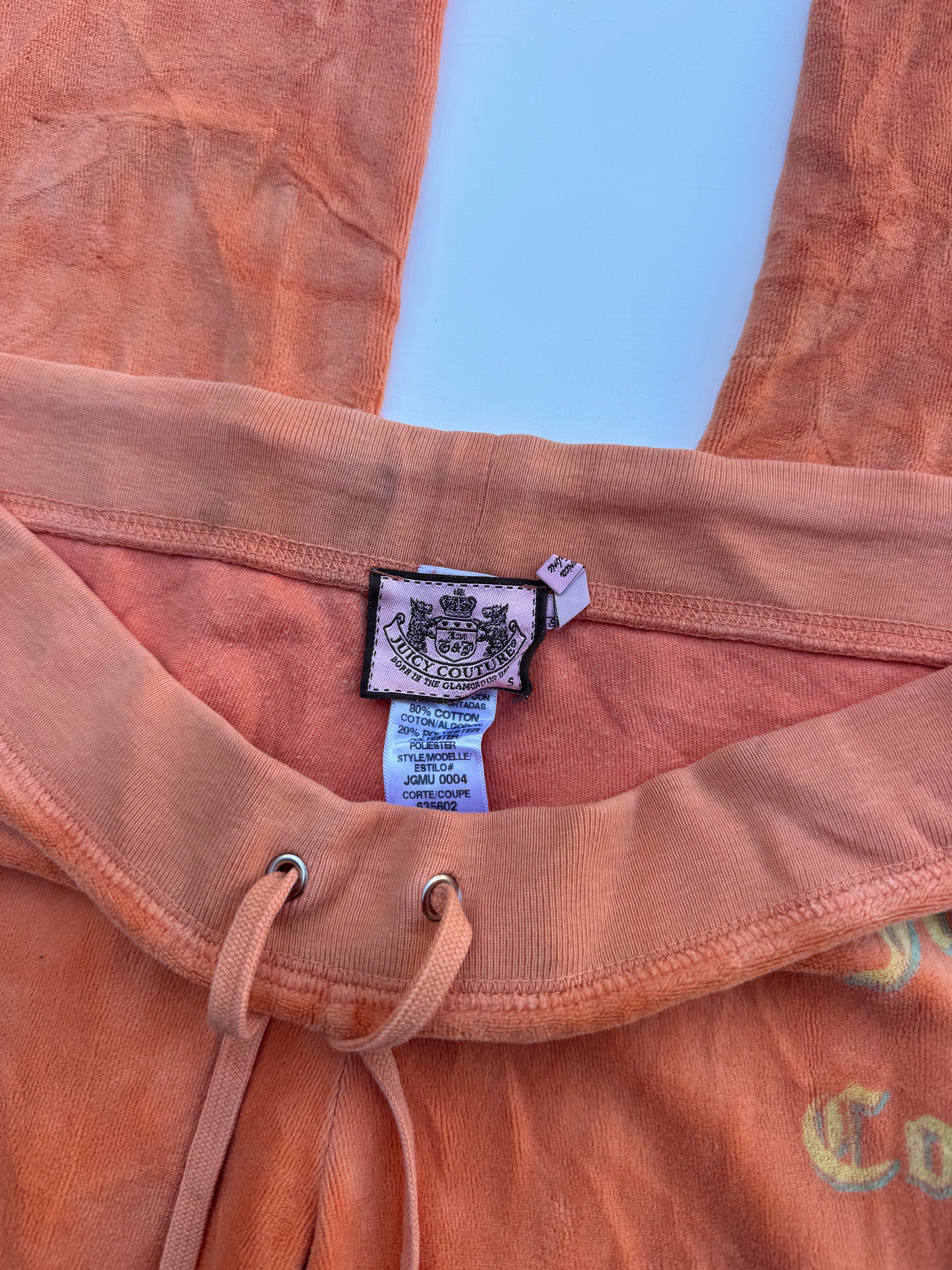 Vintage Juicy Couture Track Pants Orange | S-M |