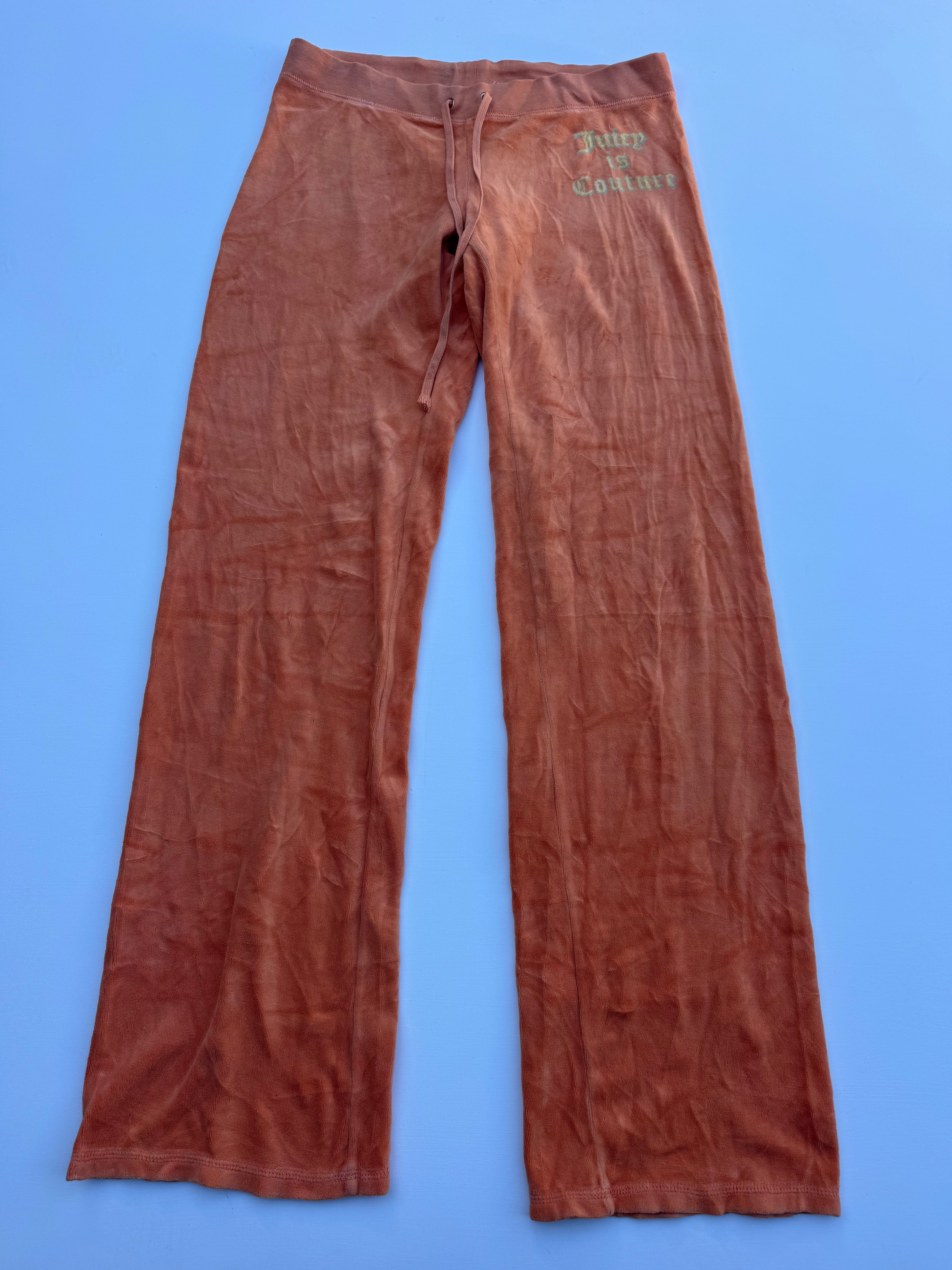 Vintage Juicy Couture Track Pants Orange | S-M |