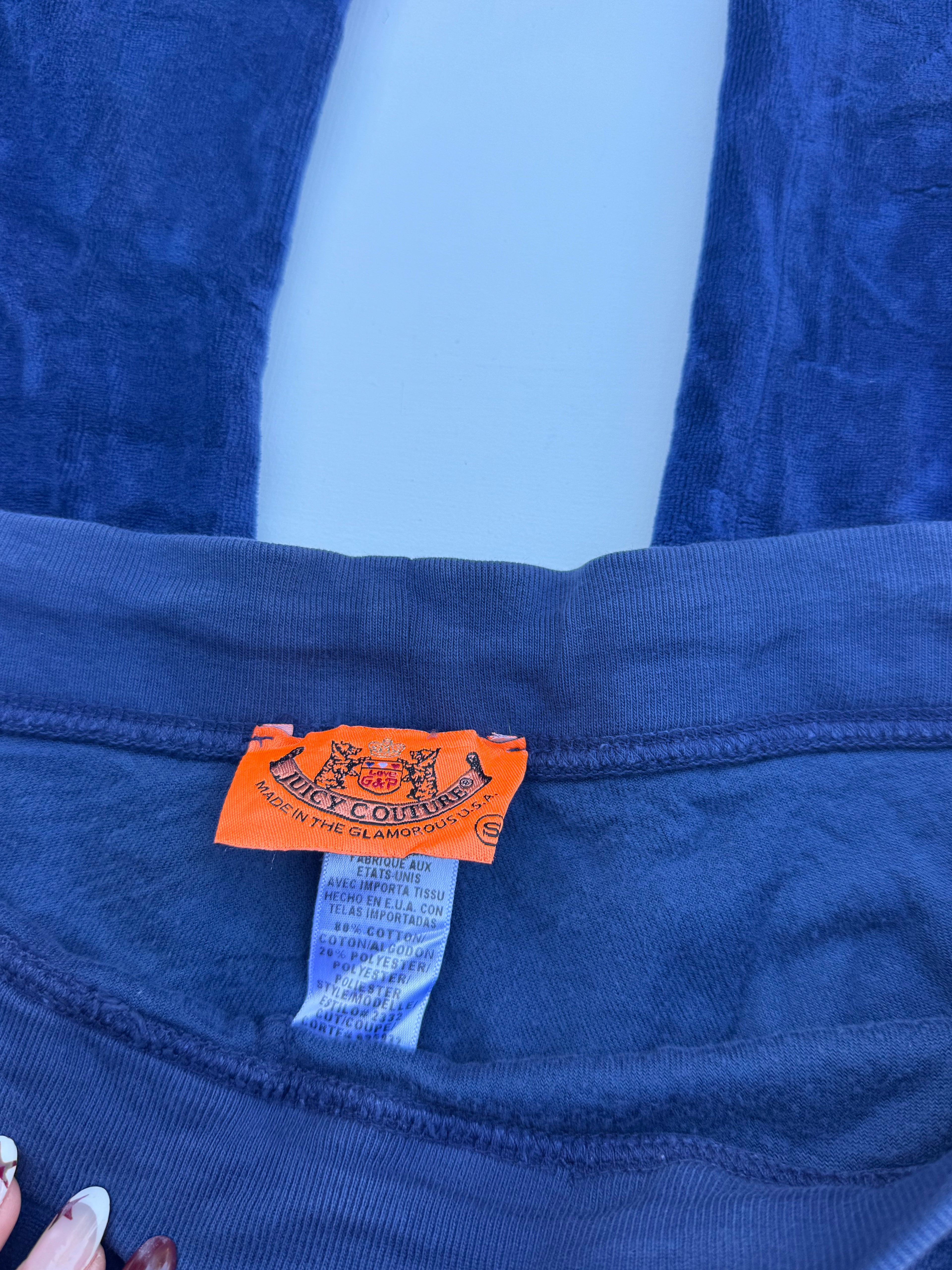 Vintage Juicy Couture Track Pants Navy | S-M |