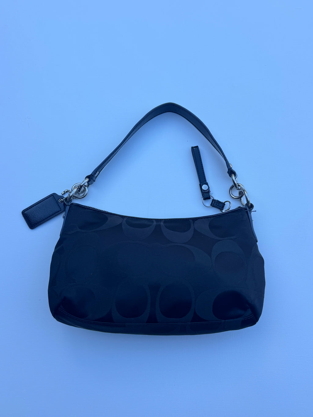 Vintage Coach Sequin Black Shoulder Bag