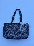 Vintage Coach Leopard Print Tote Bag - RARE