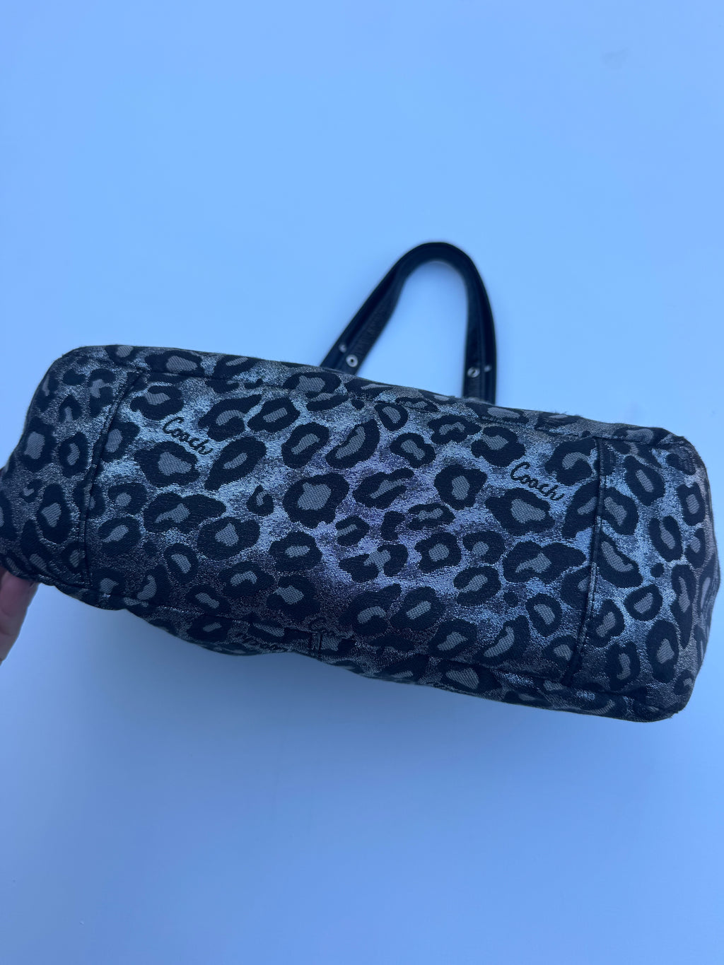 Vintage Coach Leopard Print Tote Bag - RARE