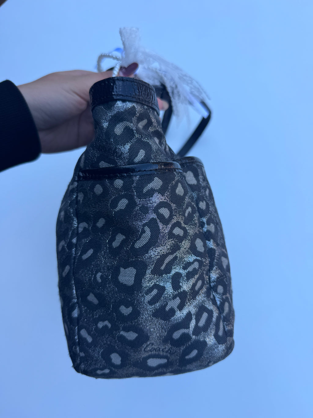 Vintage Coach Leopard Print Tote Bag - RARE