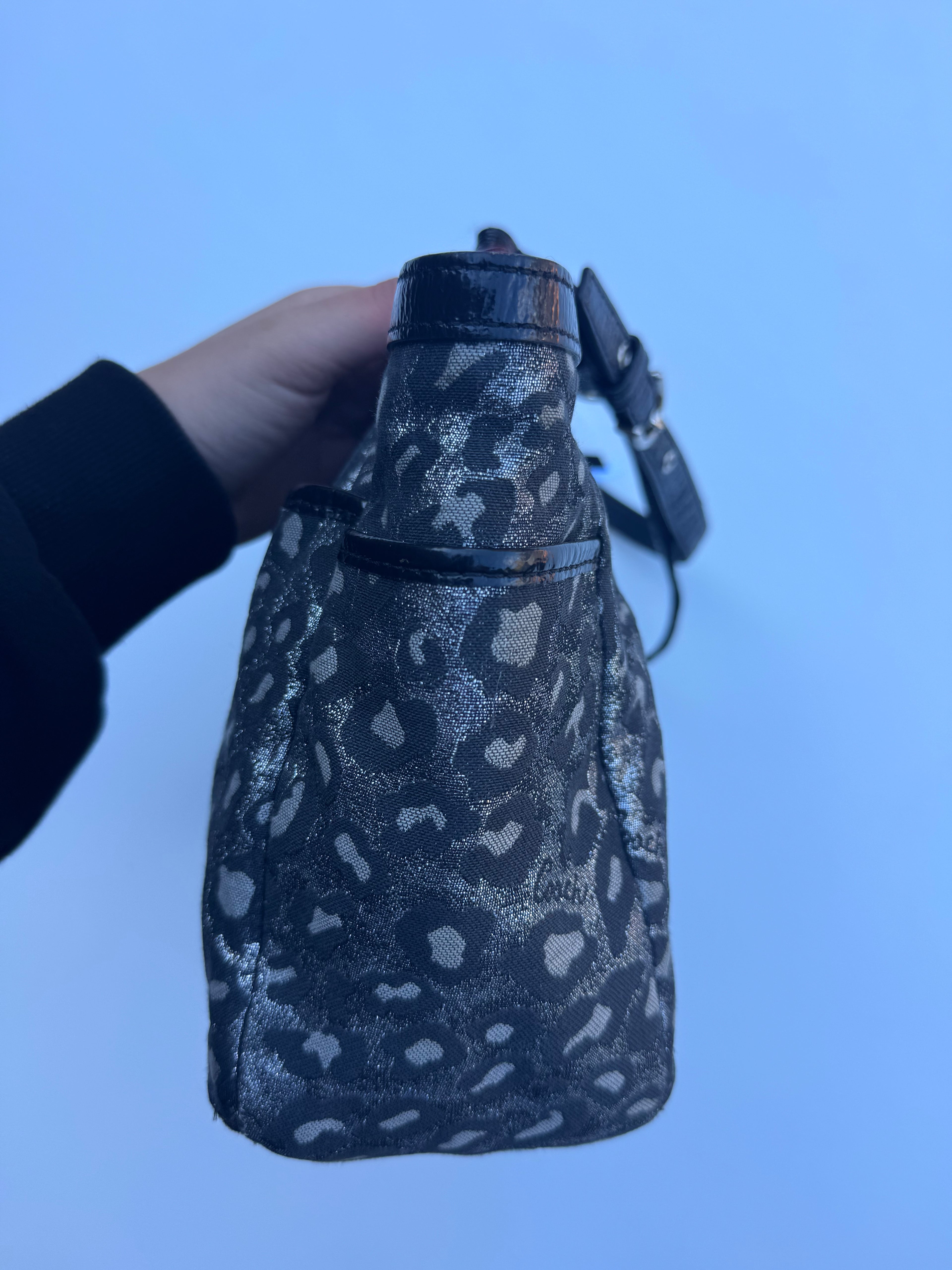 Vintage Coach Leopard Print Tote Bag - RARE