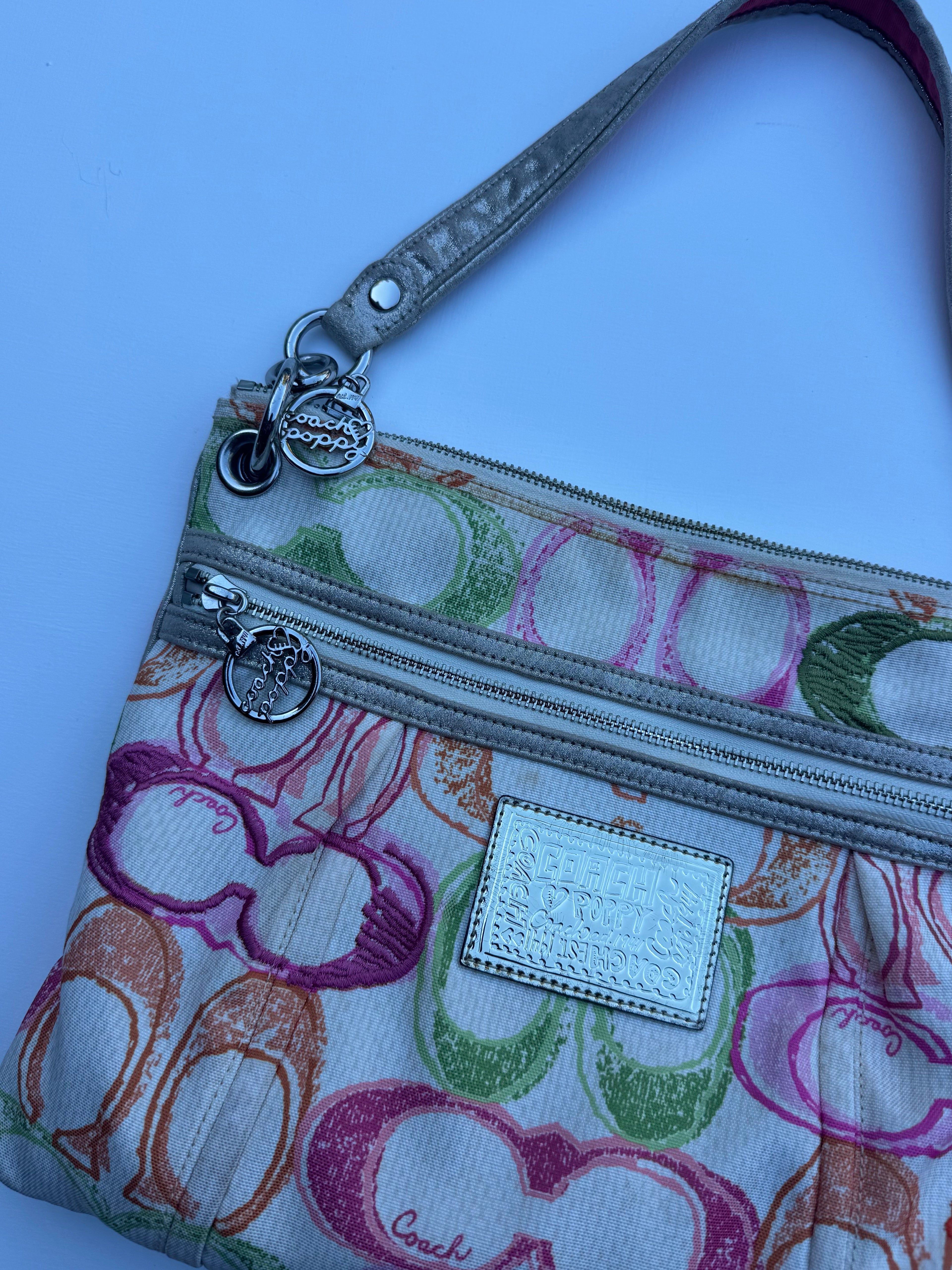 Vintage Coach x Poppy Dream Hippie Scribble SET - RARE