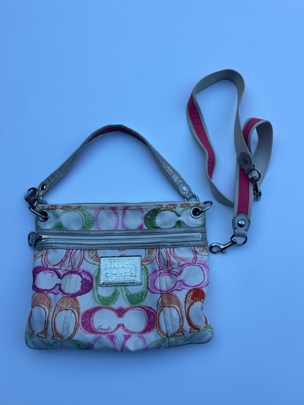 Vintage Coach x Poppy Dream Hippie Scribble SET - RARE