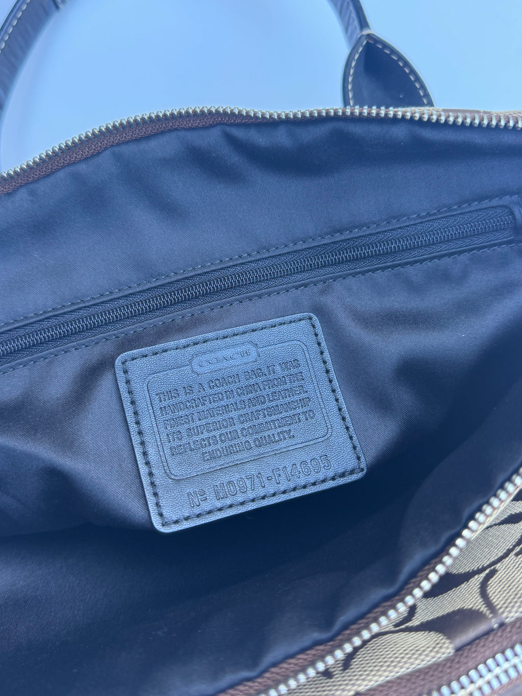 Vintage Coach Penelope Tote Bag