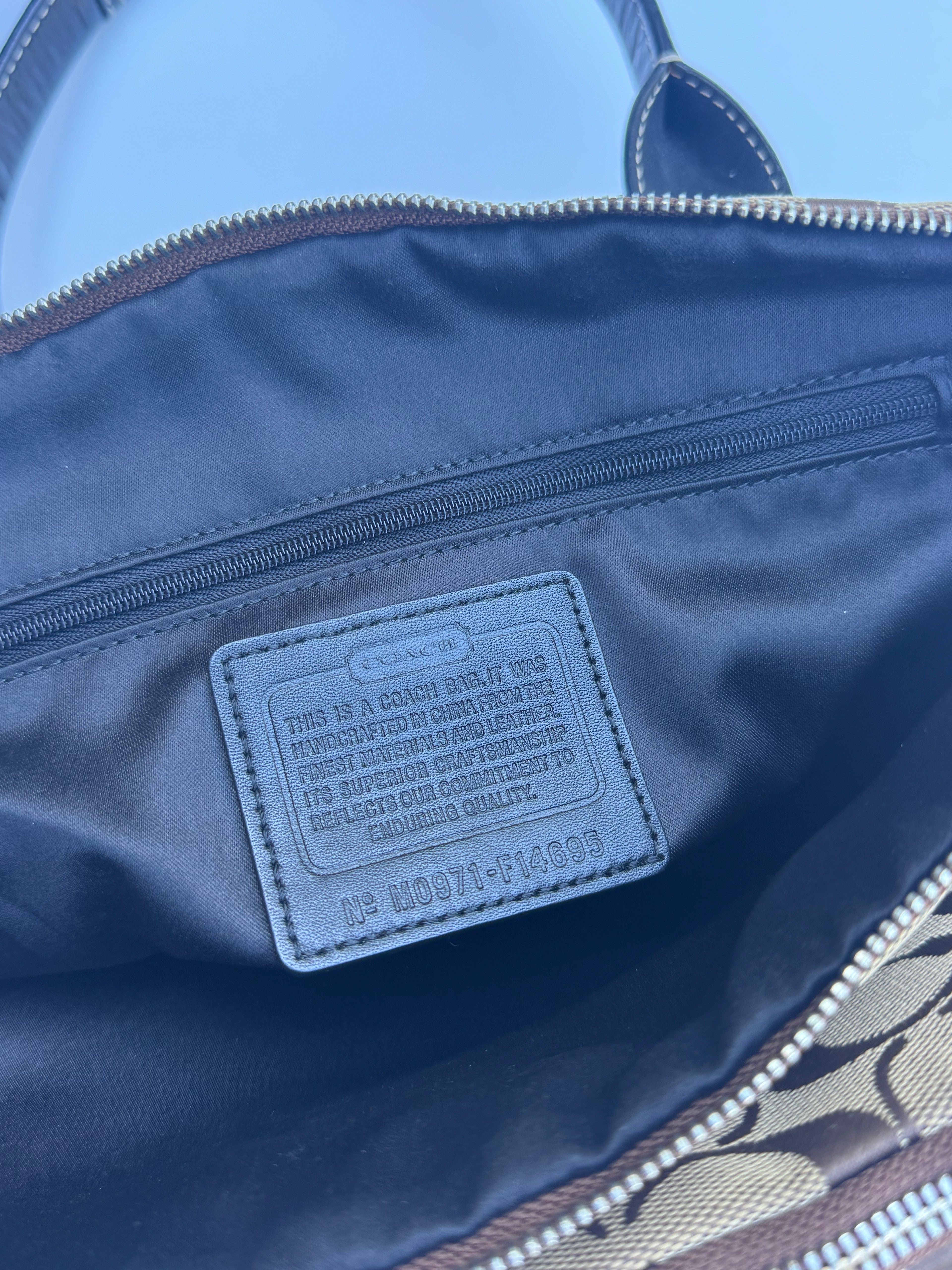 Vintage Coach Penelope Tote Bag