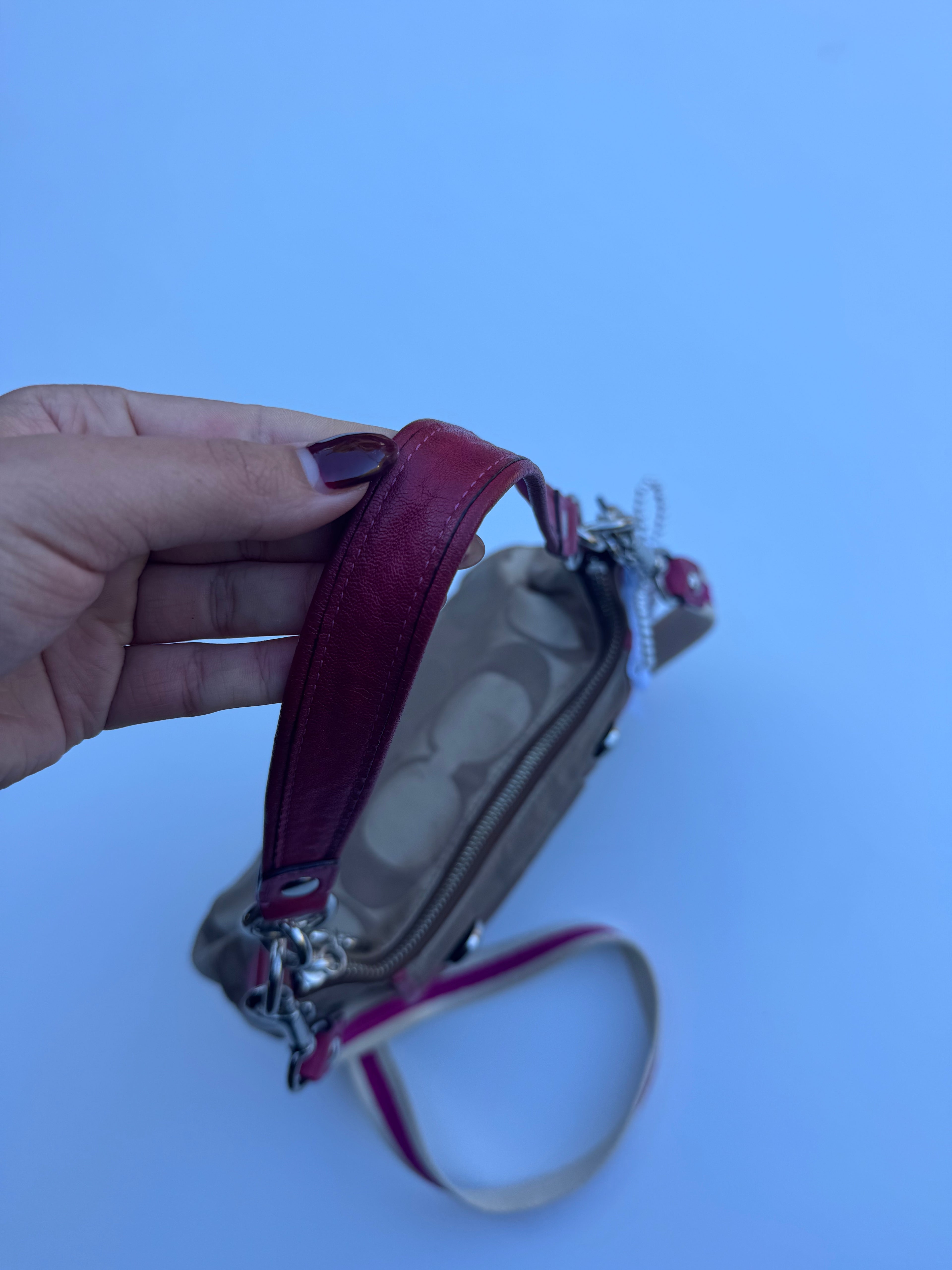 Vintage Coach x Poppy Pink Shoulder Bag