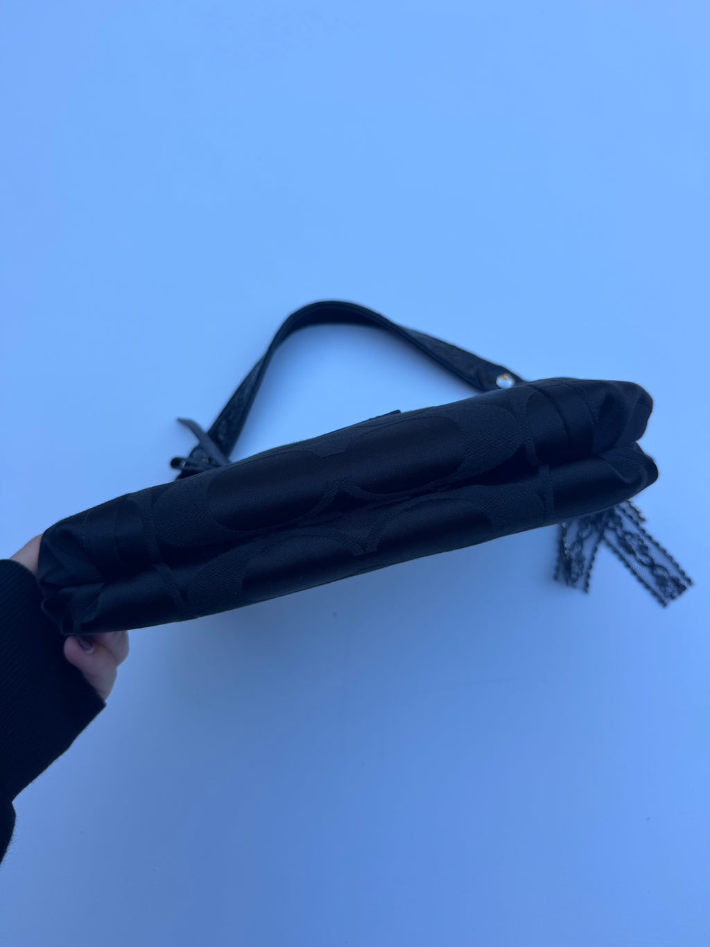 Vintage Coach x Poppy Black Hobo Bag