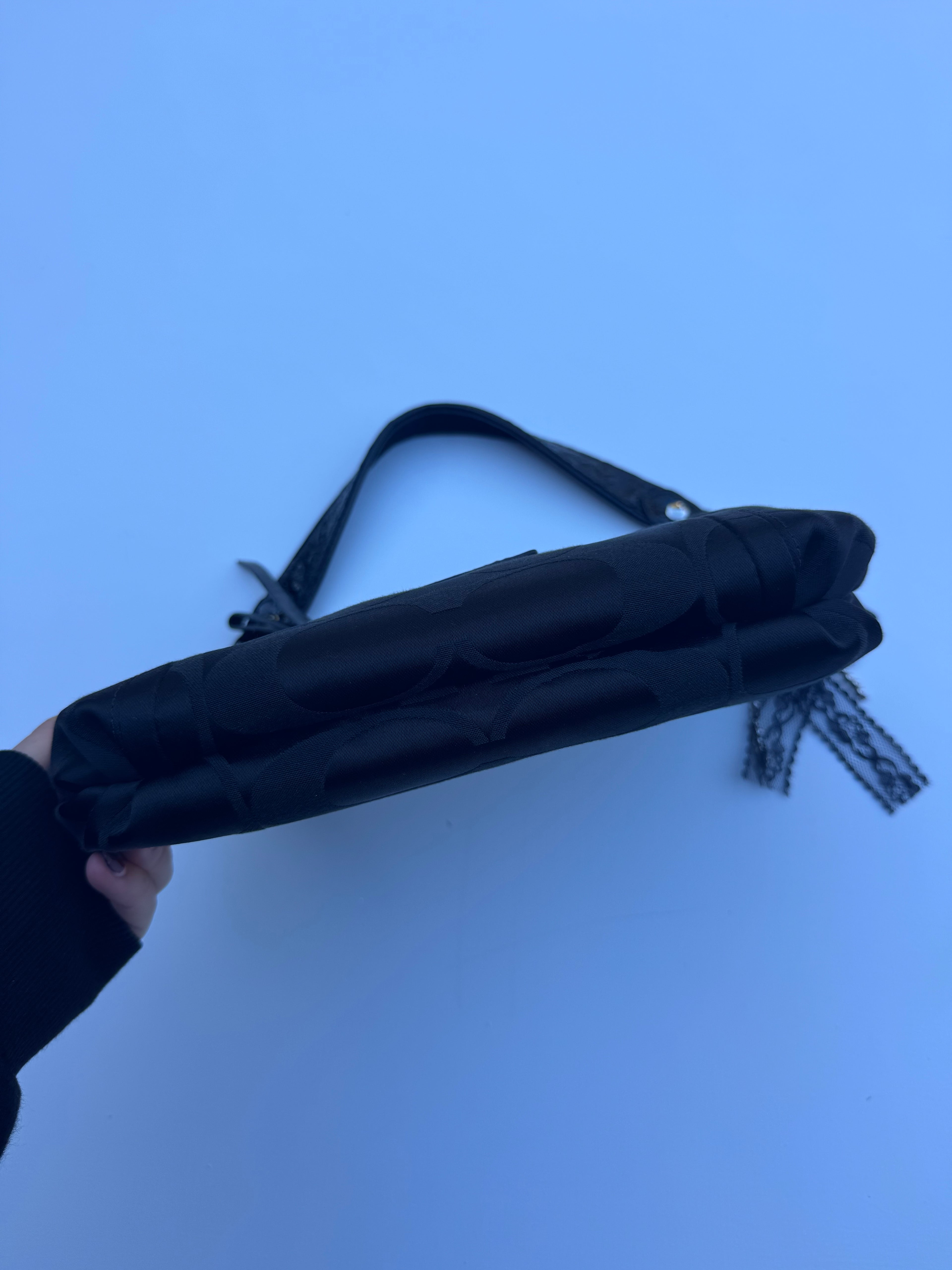 Vintage Coach x Poppy Black Hobo Bag