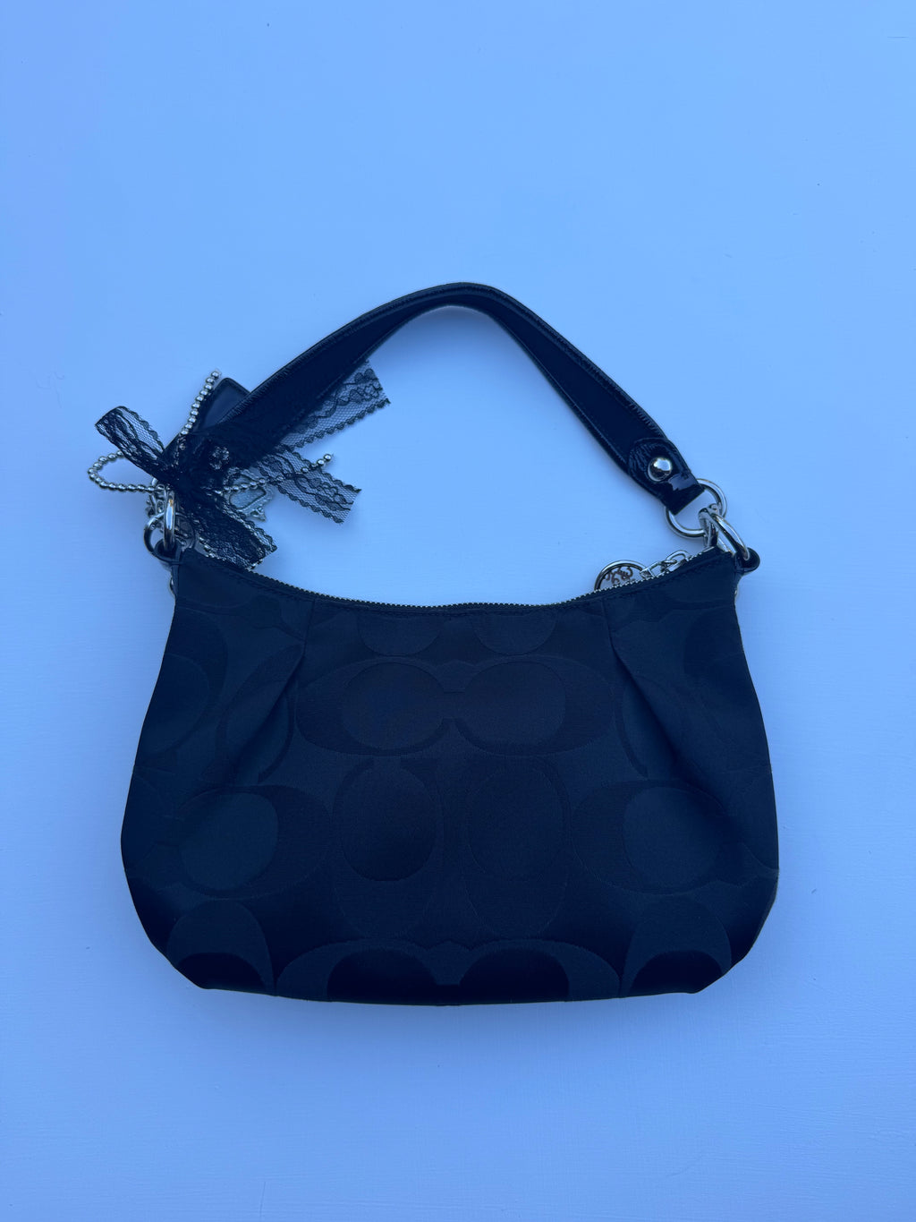 Vintage Coach x Poppy Black Hobo Bag