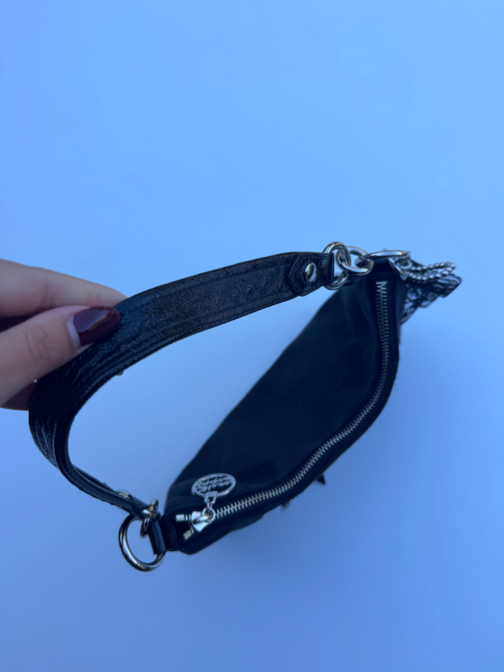 Vintage Coach x Poppy Black Hobo Bag