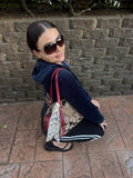 Vintage Coach Red Boston Bag + Coach Scarf - RARE