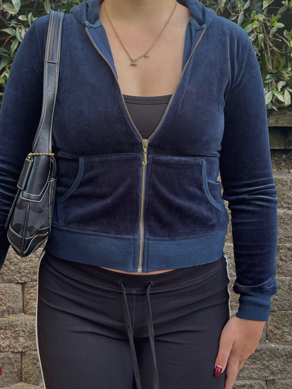 Vintage Juicy Couture Navy Track Jacket | M |