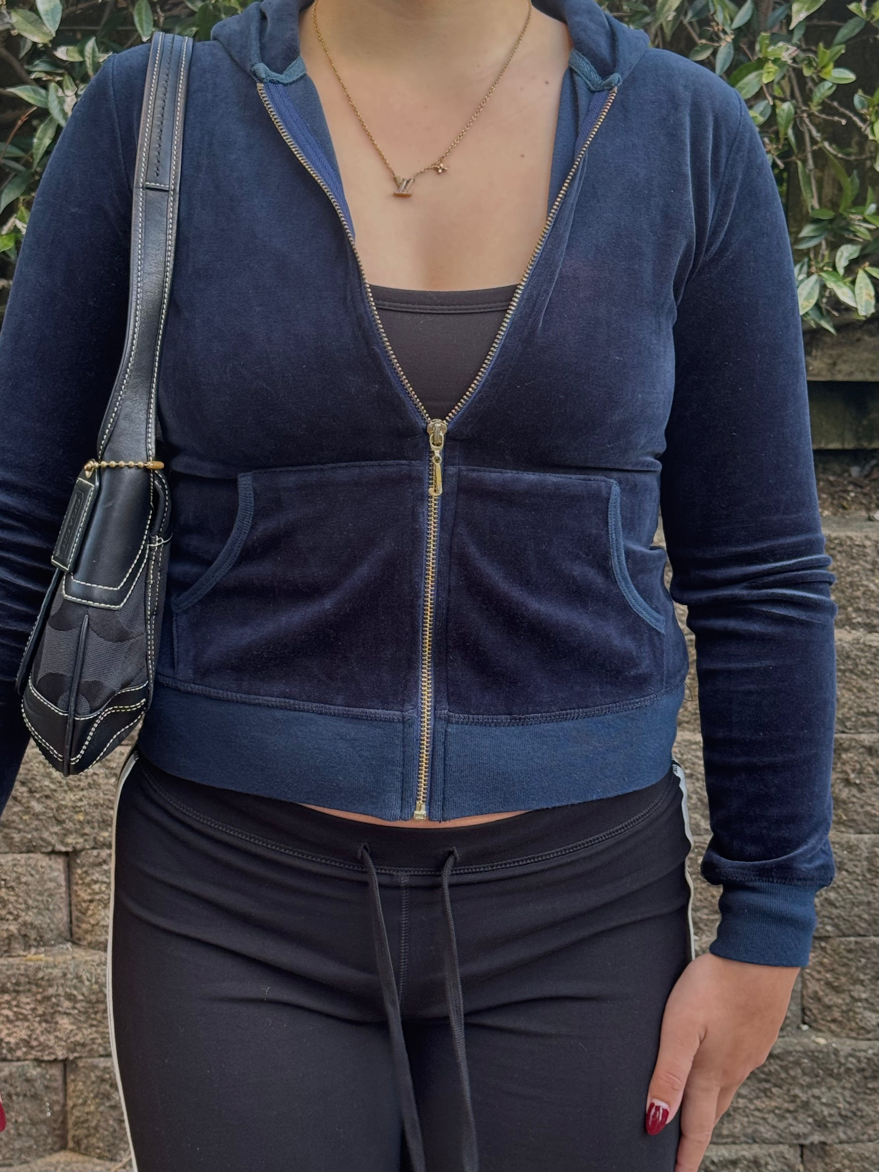 Vintage Juicy Couture Navy Track Jacket | M |