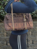 Vintage Coach Brown Boston Bag